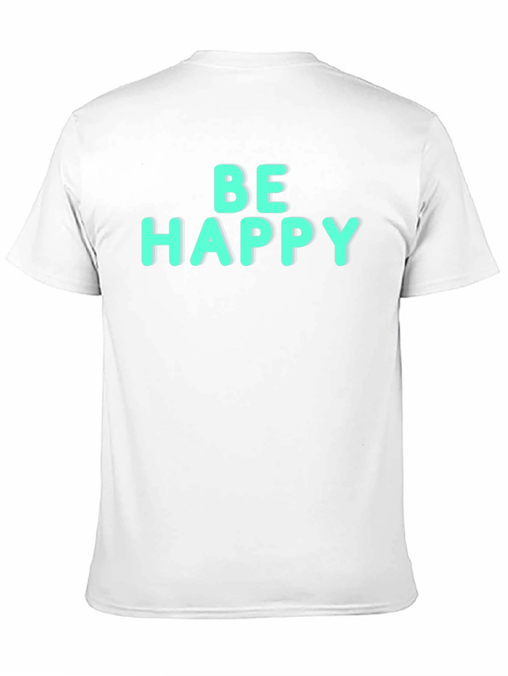 Be Happy Graphic Tee - Black Unisex Shirt