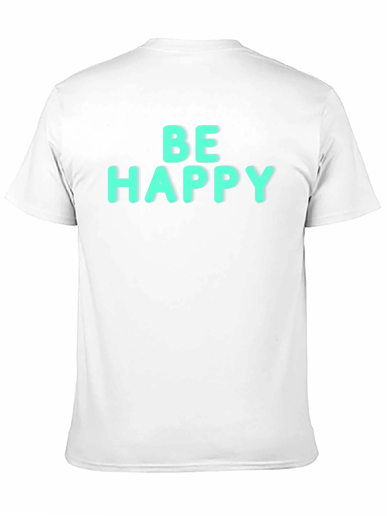 Be Happy Graphic Tee - Black Unisex Shirt