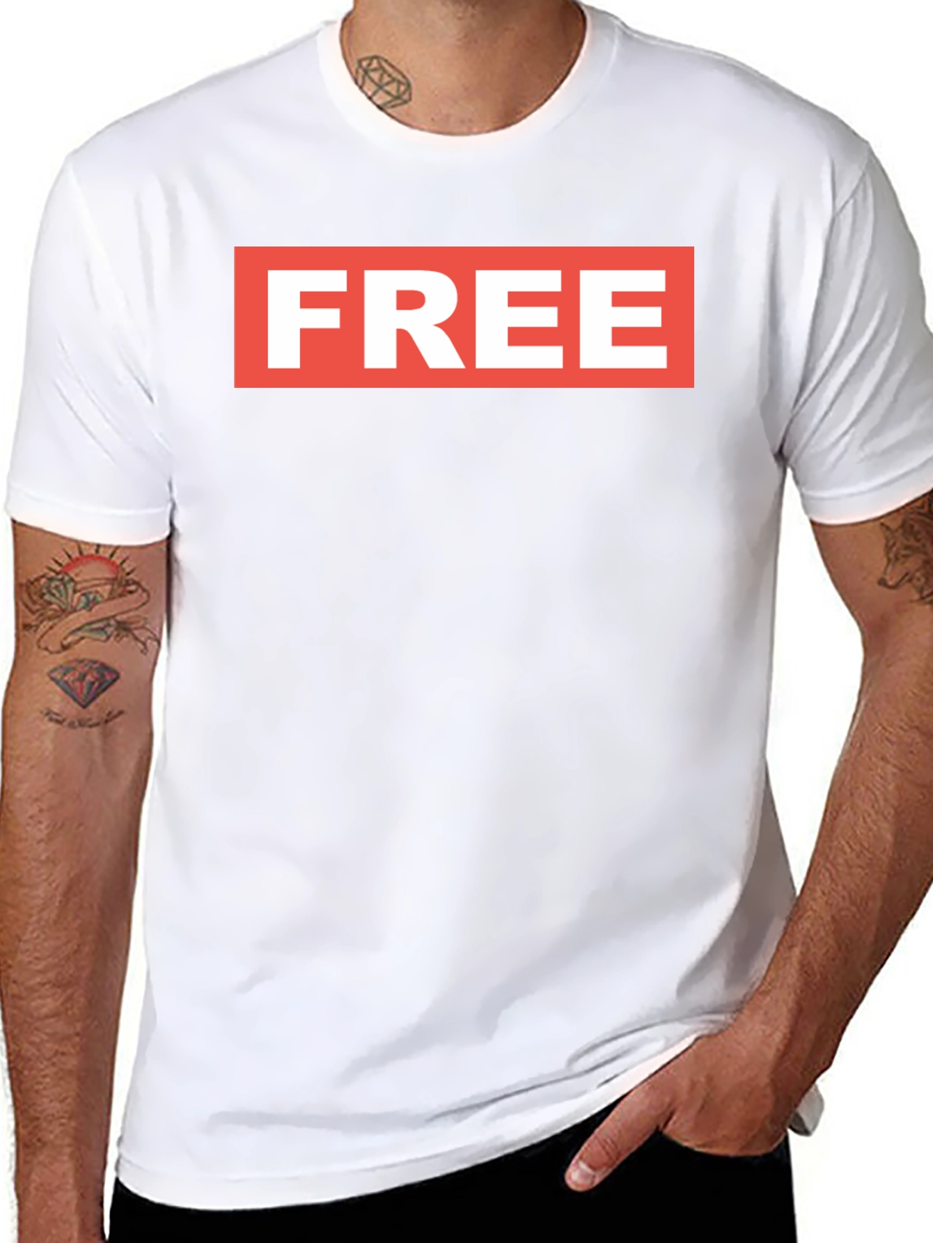 Bold FREE Graphic Tee - Casual Style