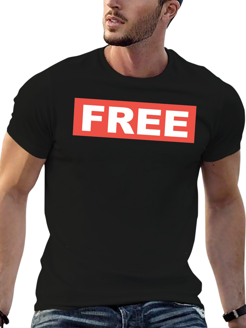Bold FREE Graphic Tee - Casual Style