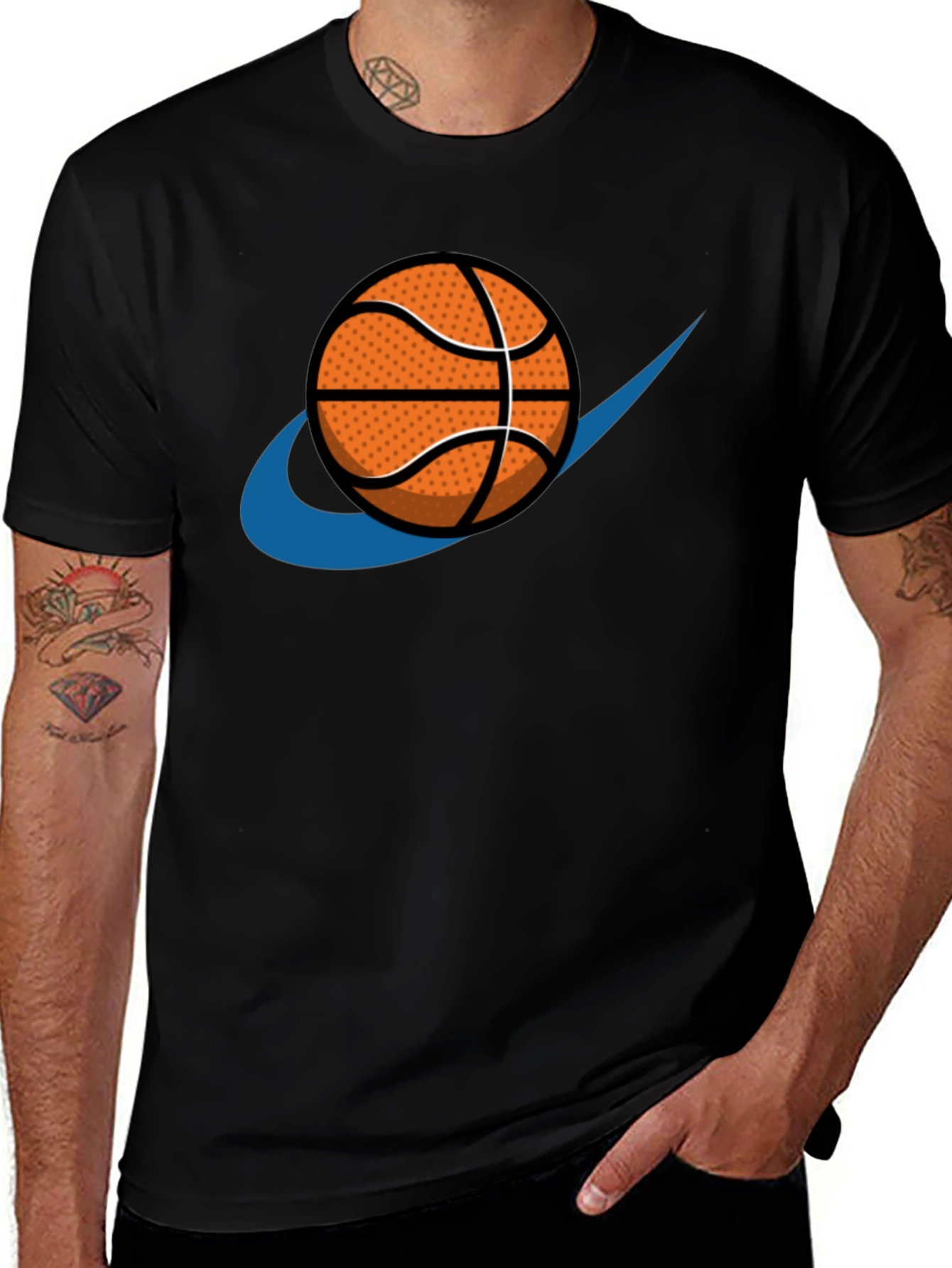 Basketball Graphic Tee - Stylish Comfort