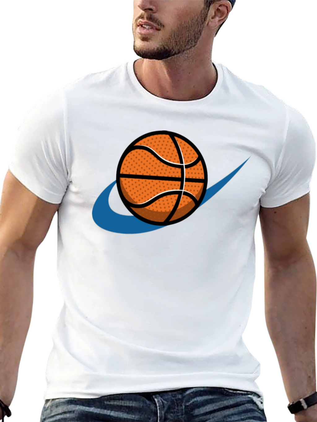 Basketball Graphic Tee - Stylish Comfort
