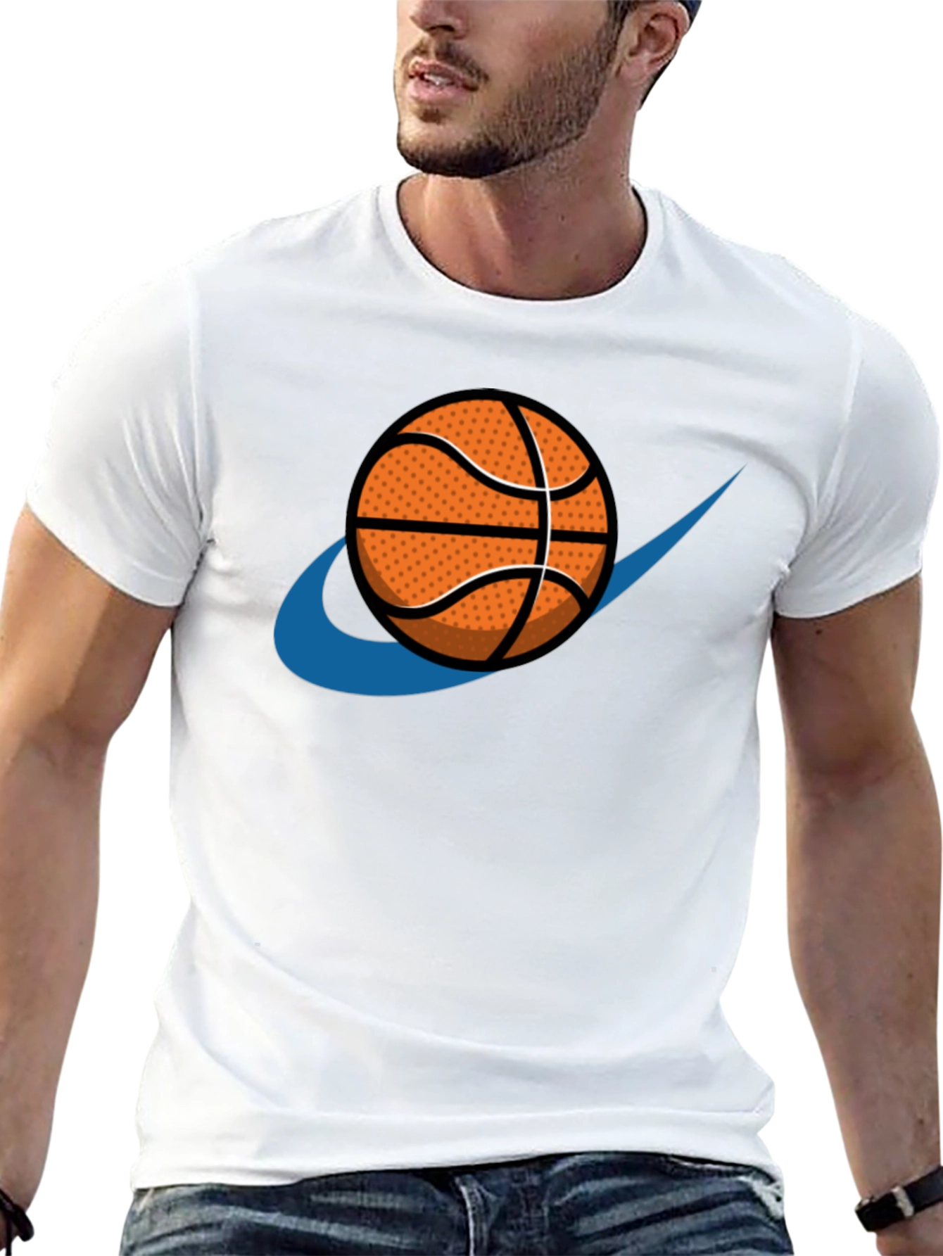 Basketball Graphic Tee - Stylish Comfort