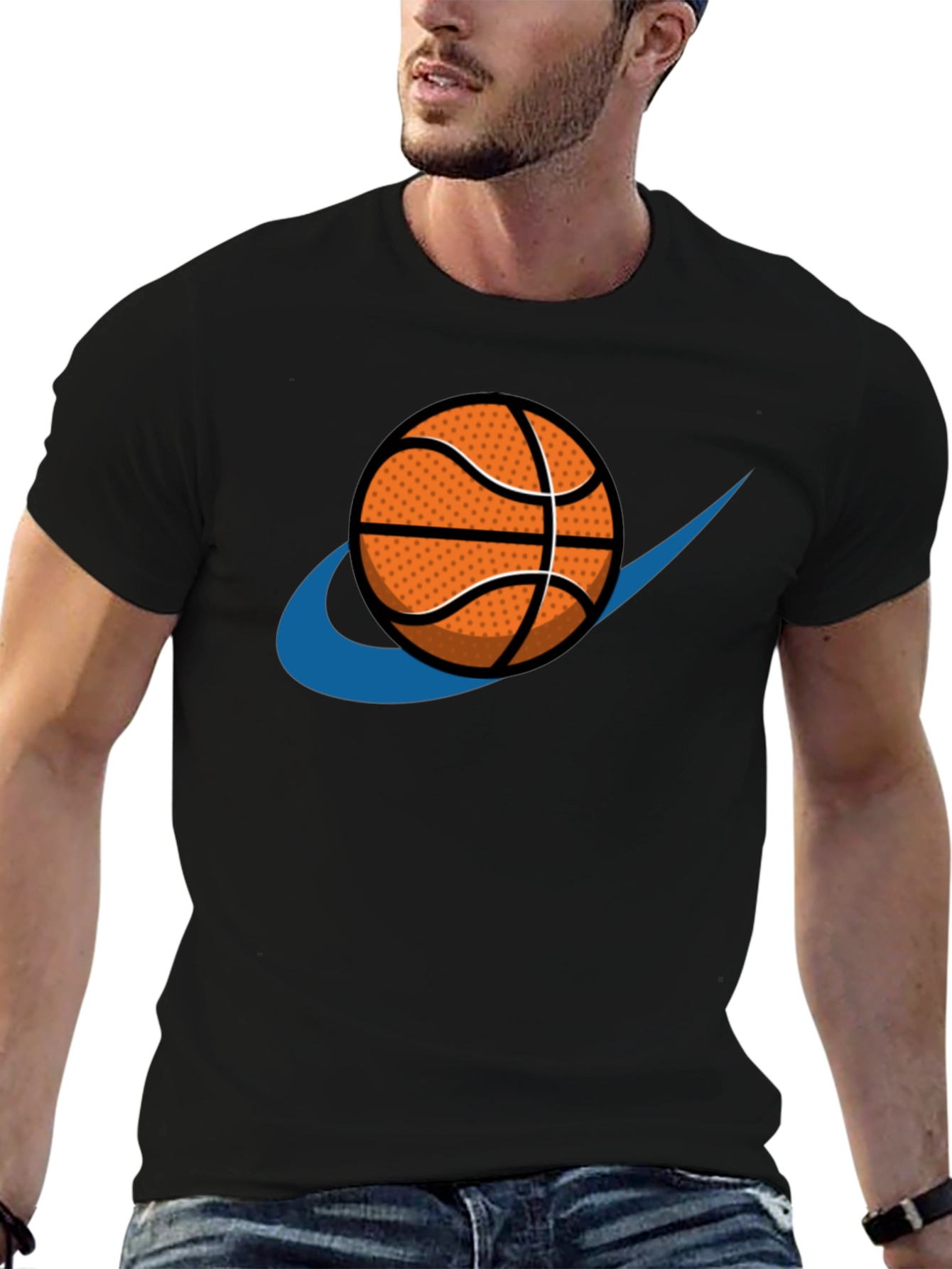 Basketball Graphic Tee - Stylish Comfort
