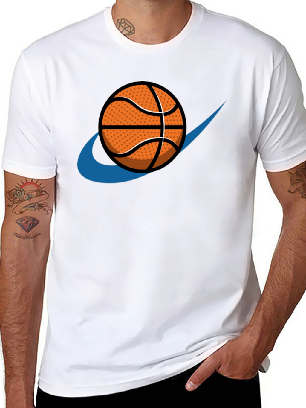 Basketball Graphic Tee - Stylish Comfort