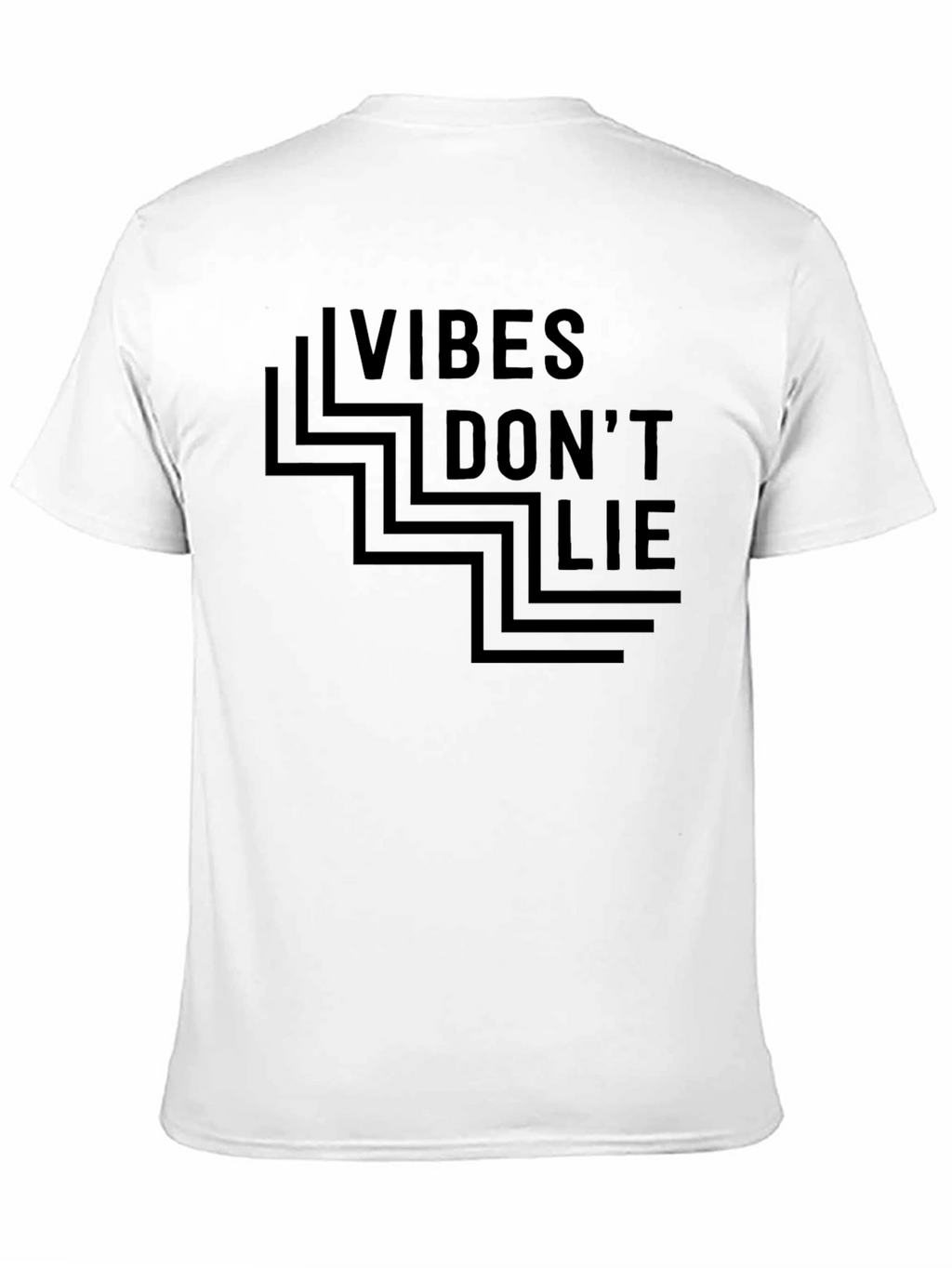 Vibes Dont Lie Graphic Tee - Black