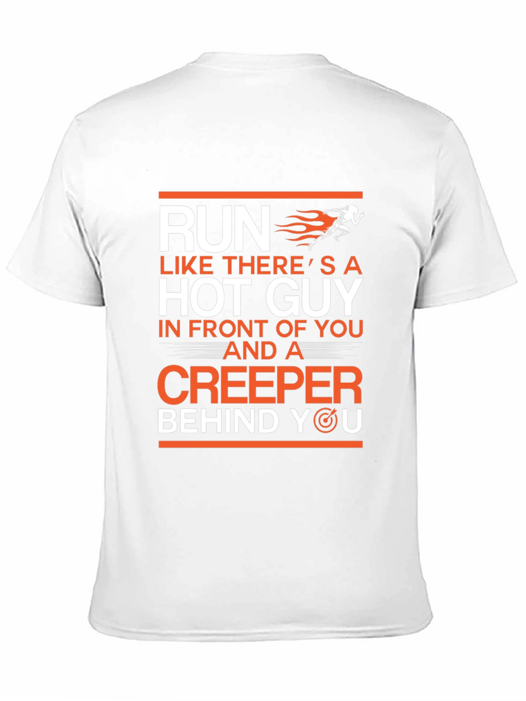 Funny Run Like Hot Guy Creeper T-Shirt