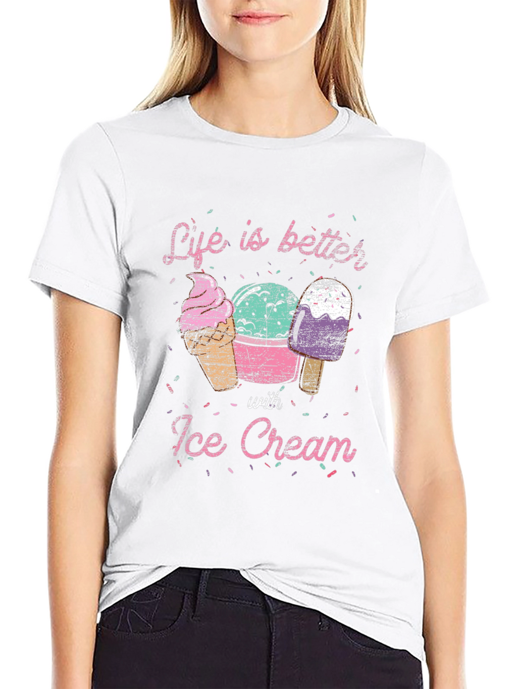 Life is Better with Ice Cream T-Shirt