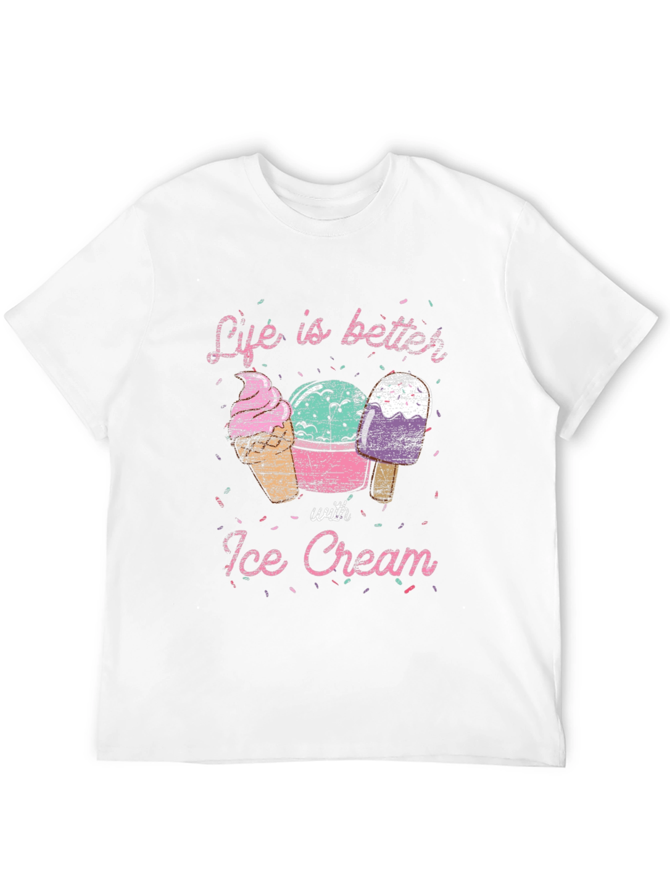 Life is Better with Ice Cream T-Shirt