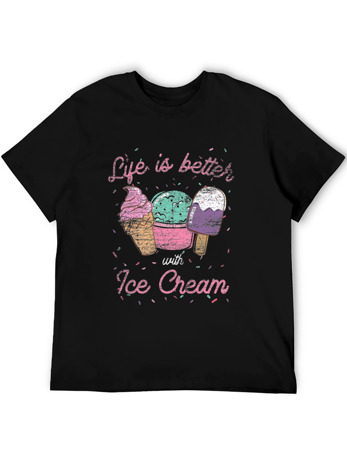 Life is Better with Ice Cream T-Shirt