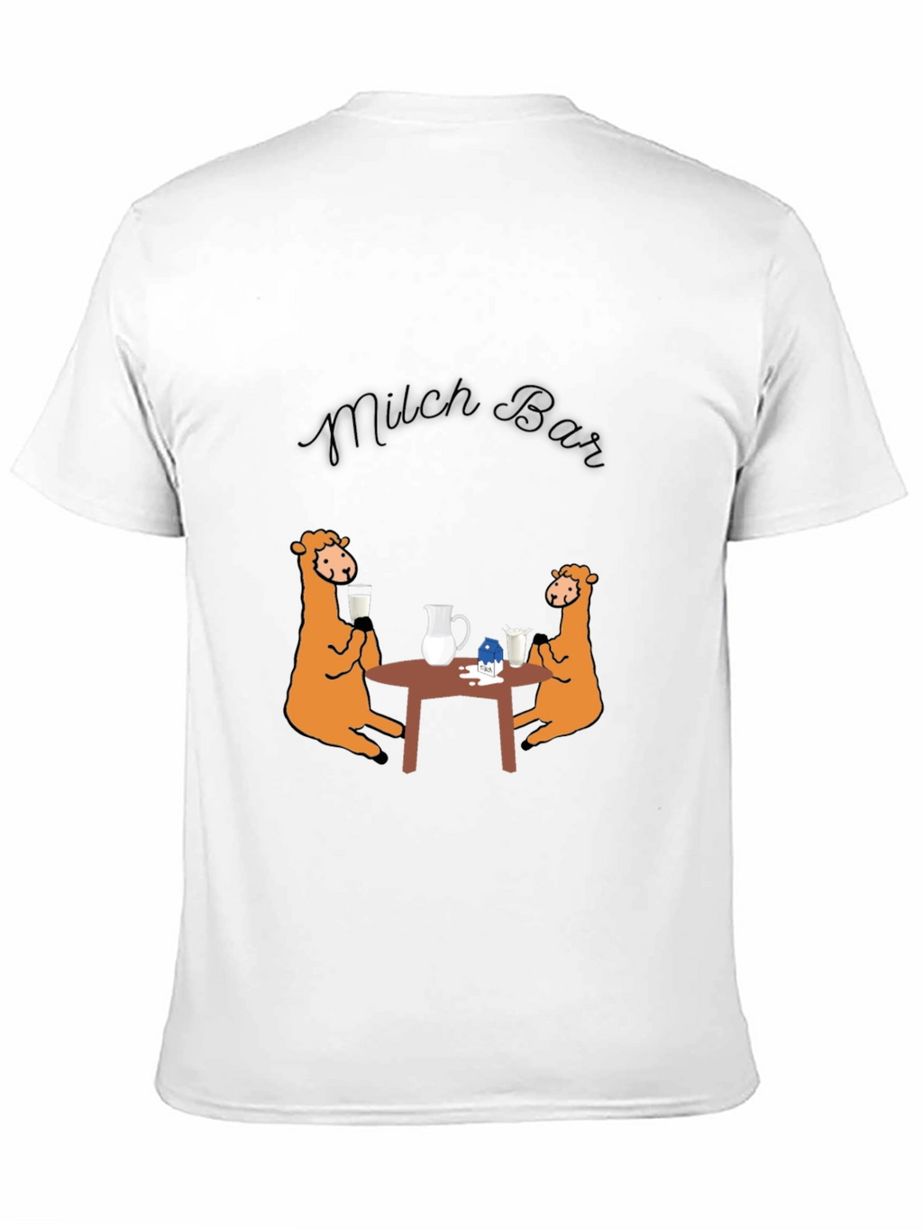 Milch Bar Graphic Tee - Funny Milk Lovers Shirt