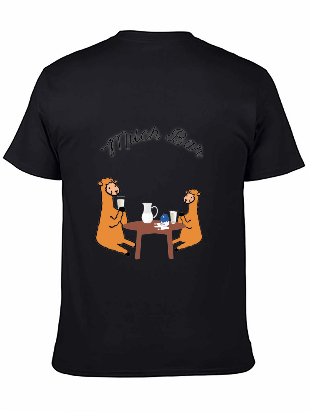 Milch Bar Graphic Tee - Funny Milk Lovers Shirt
