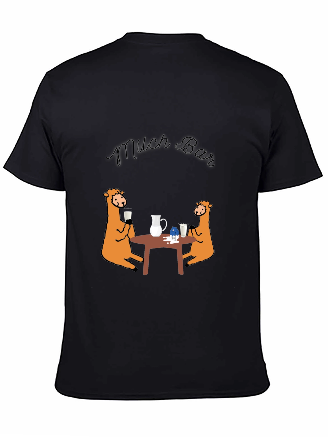 Milch Bar Graphic Tee - Funny Milk Lovers Shirt