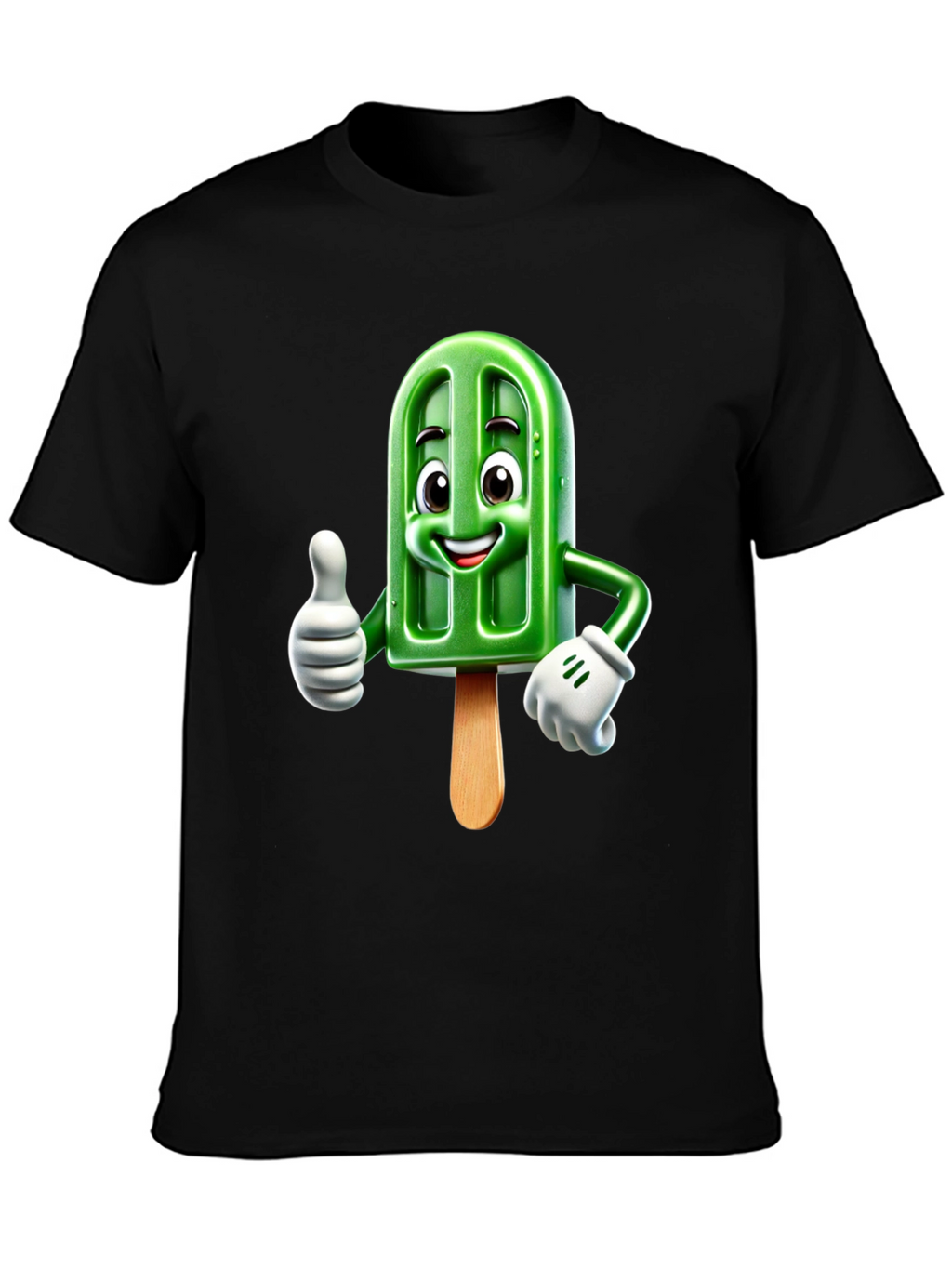 Cool Cartoon Popsicle Graphic Tee
