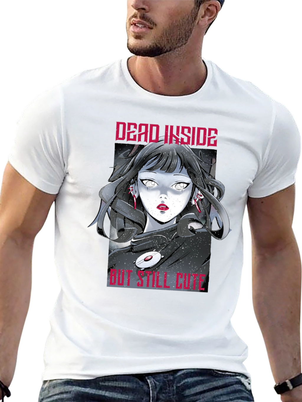 Dead Inside But Still Cute Graphic Tee