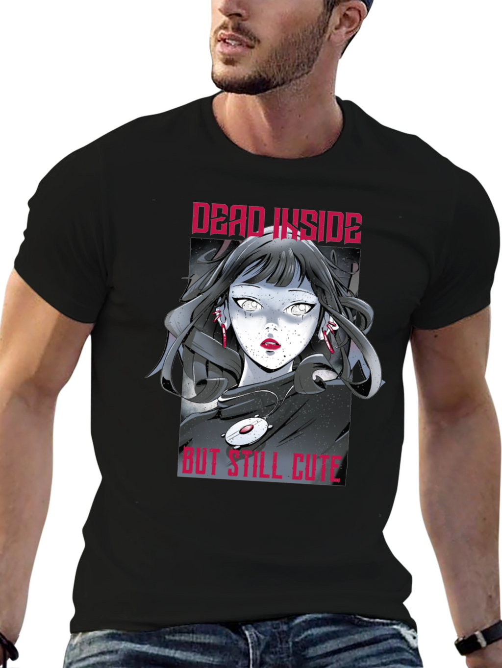 Dead Inside But Still Cute Graphic Tee