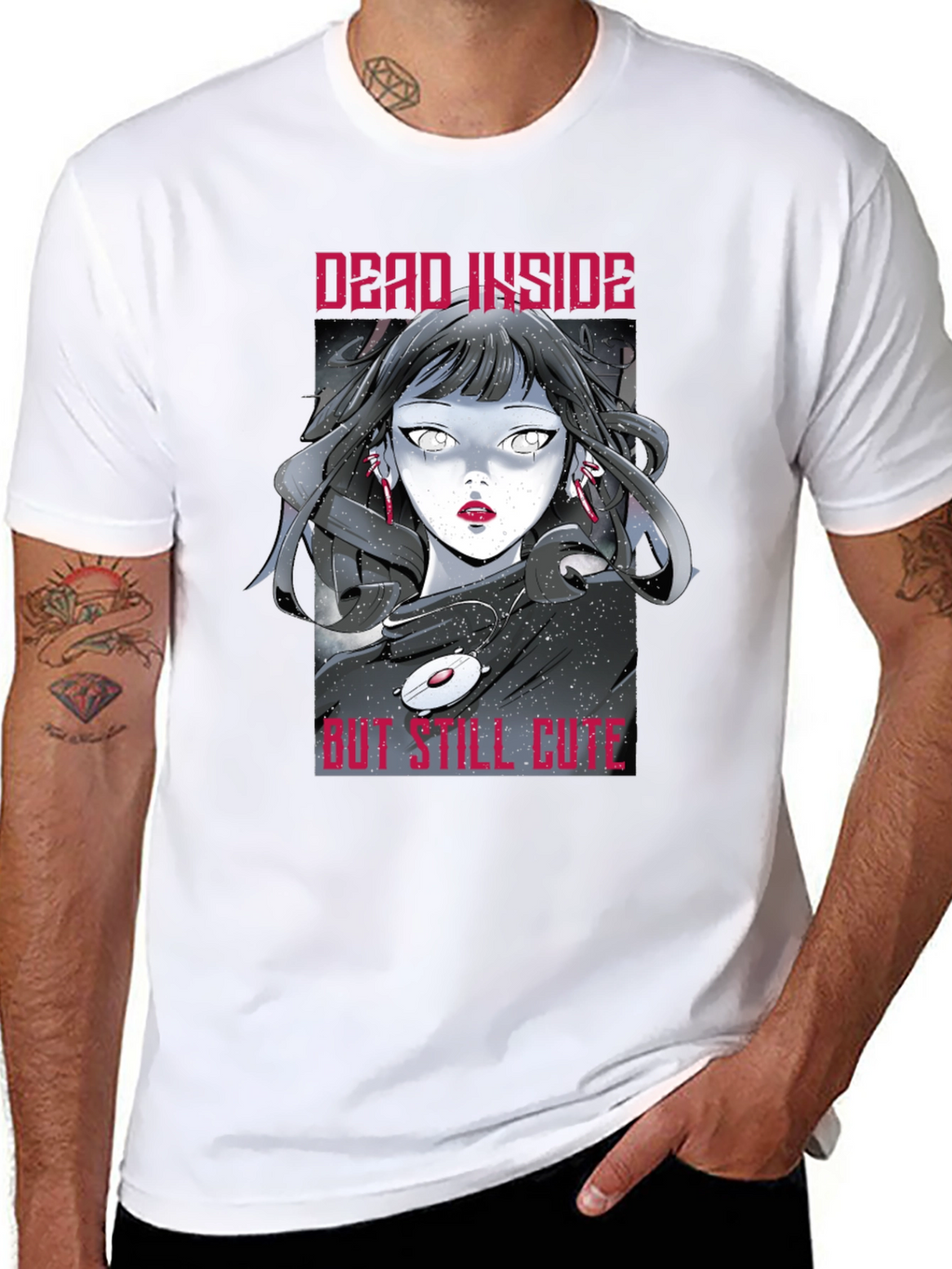 Dead Inside But Still Cute Graphic Tee