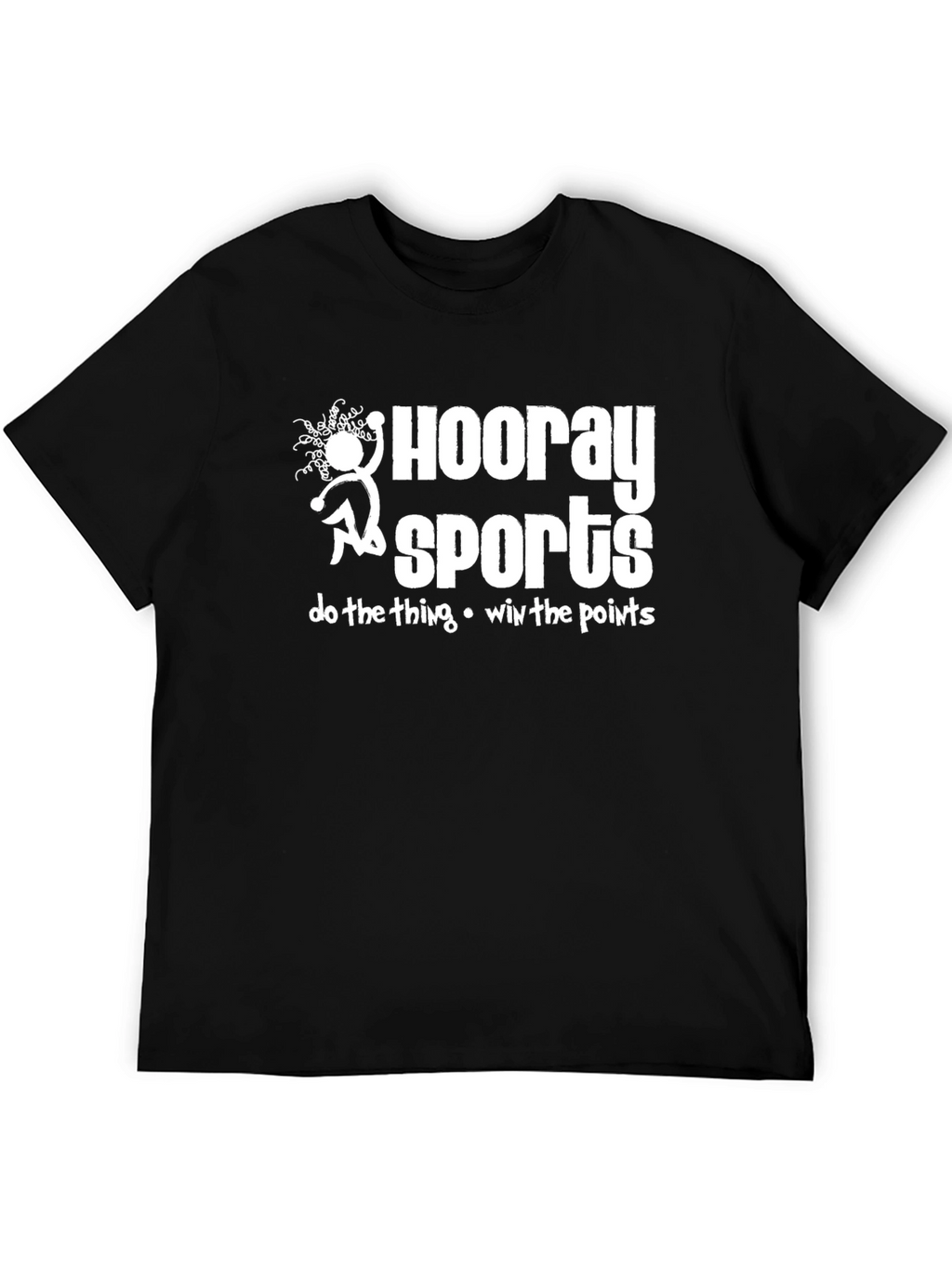 Hooray Sports Black Graphic T-Shirt