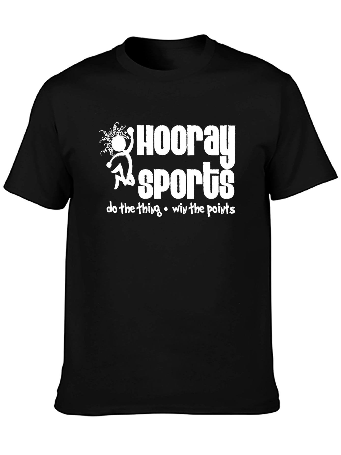 Hooray Sports Black Graphic T-Shirt