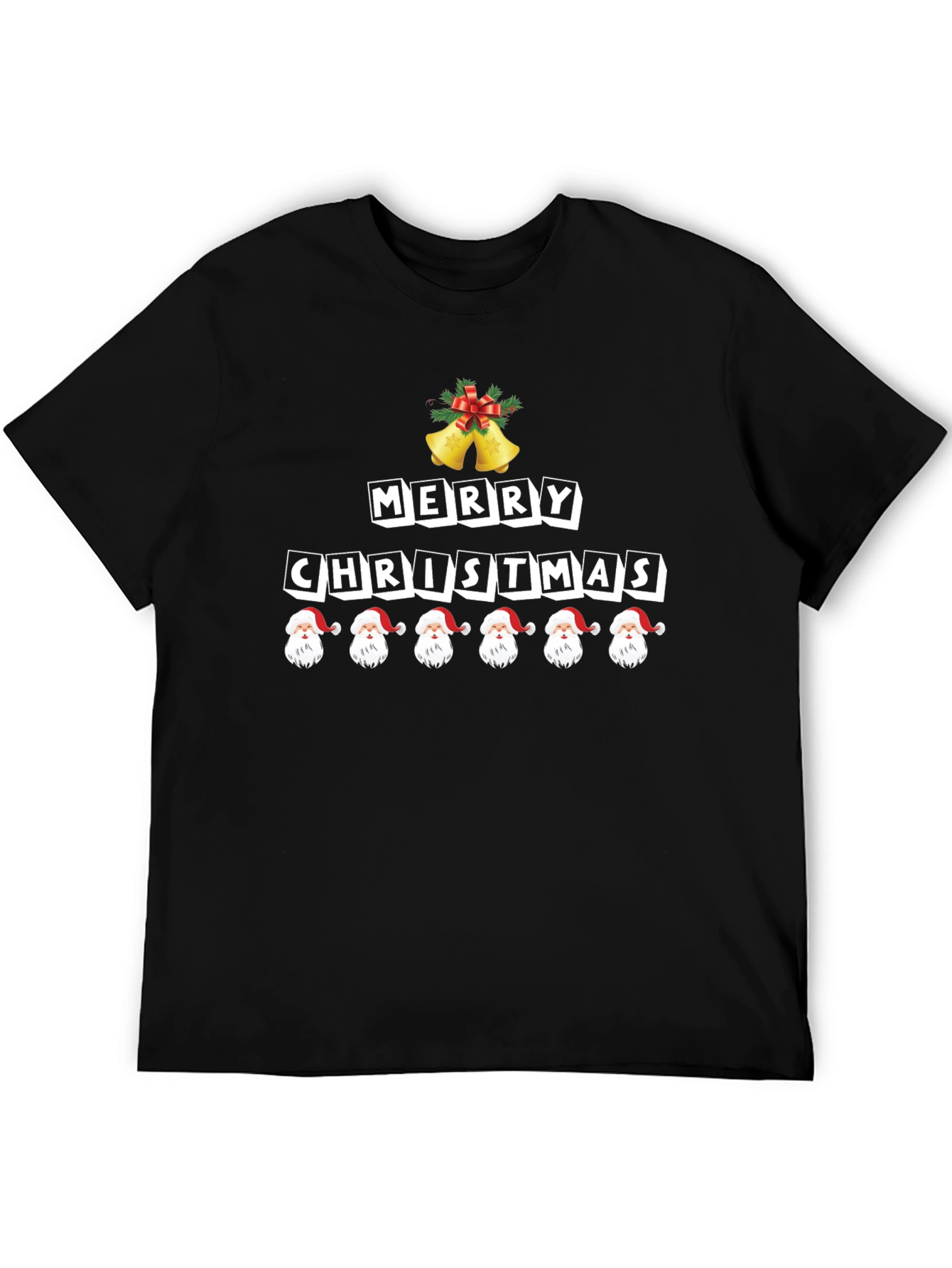 Festive Merry Christmas Santa T-Shirt