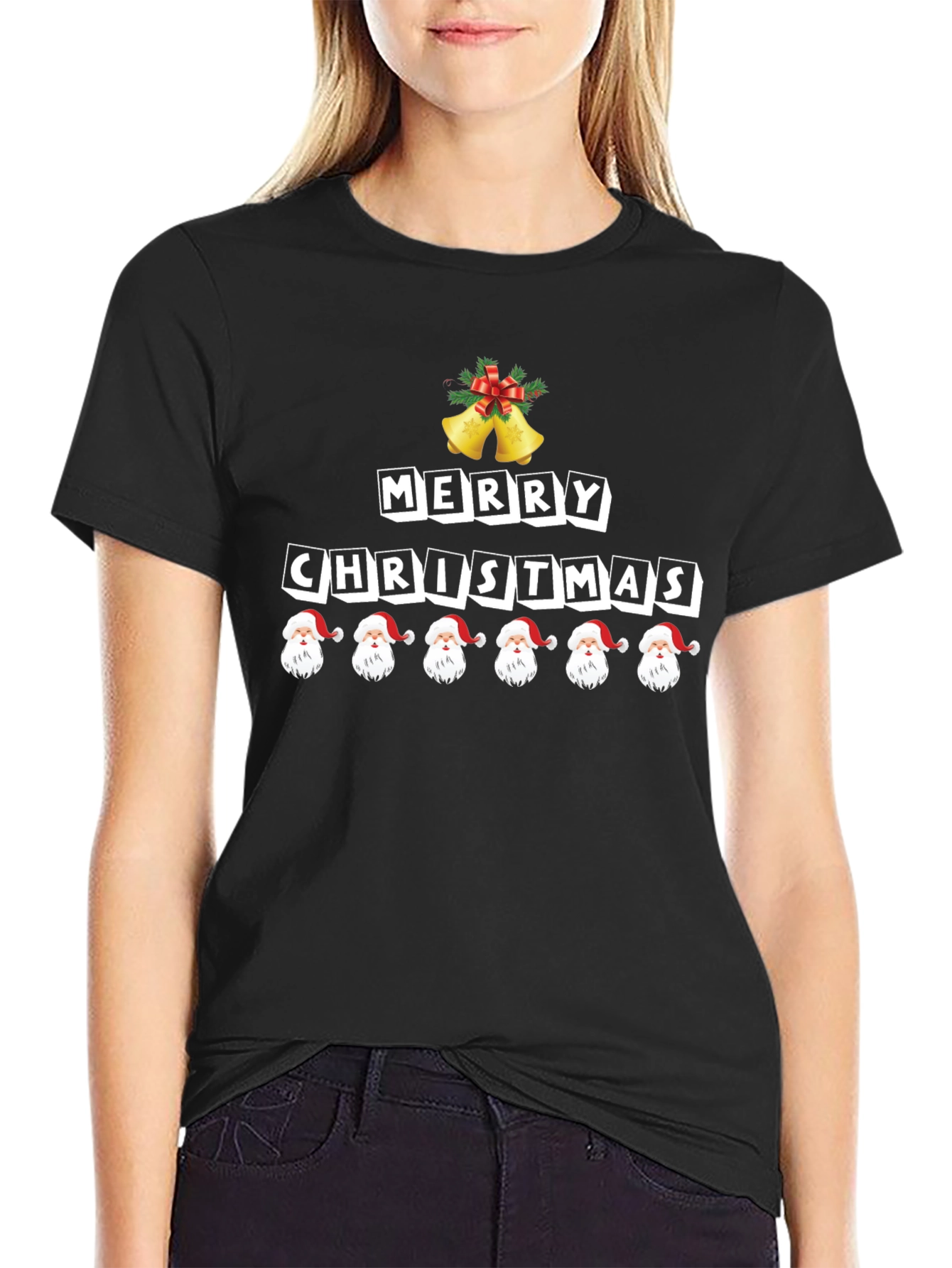 Festive Merry Christmas Santa T-Shirt