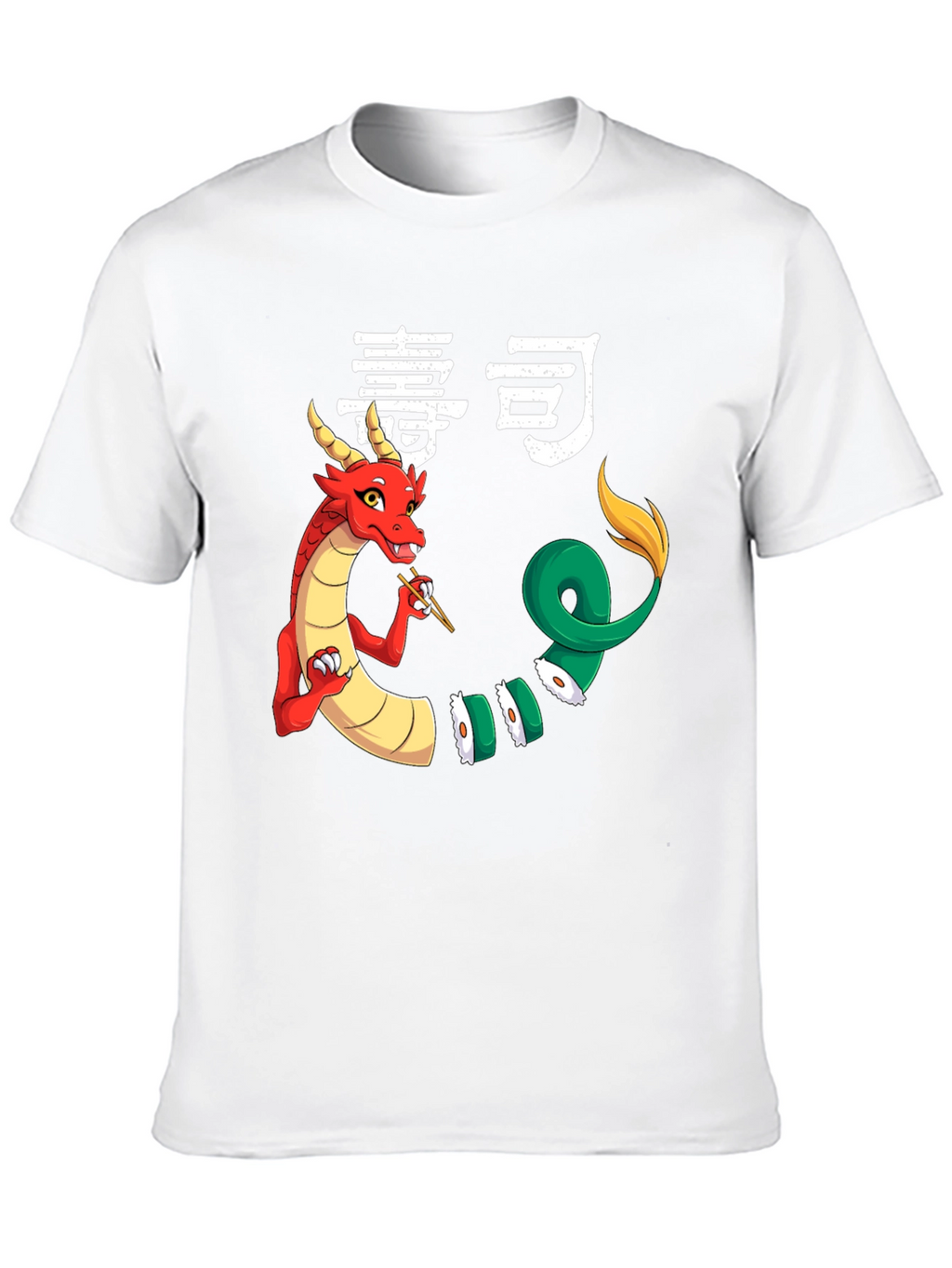 Sushi Dragon Graphic Tee - Unique & Fun Design!