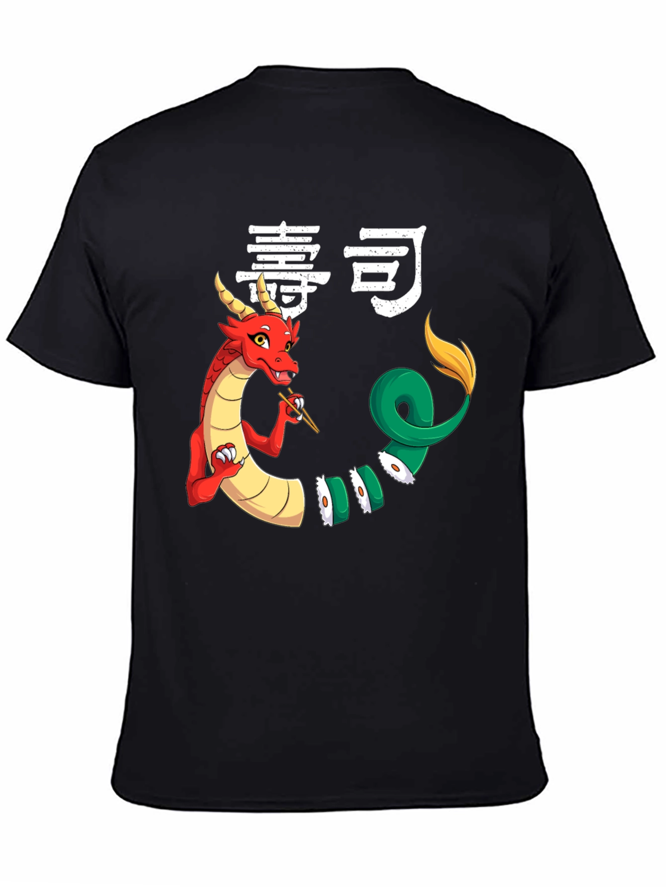 Sushi Dragon Graphic Tee - Unique & Fun Design!