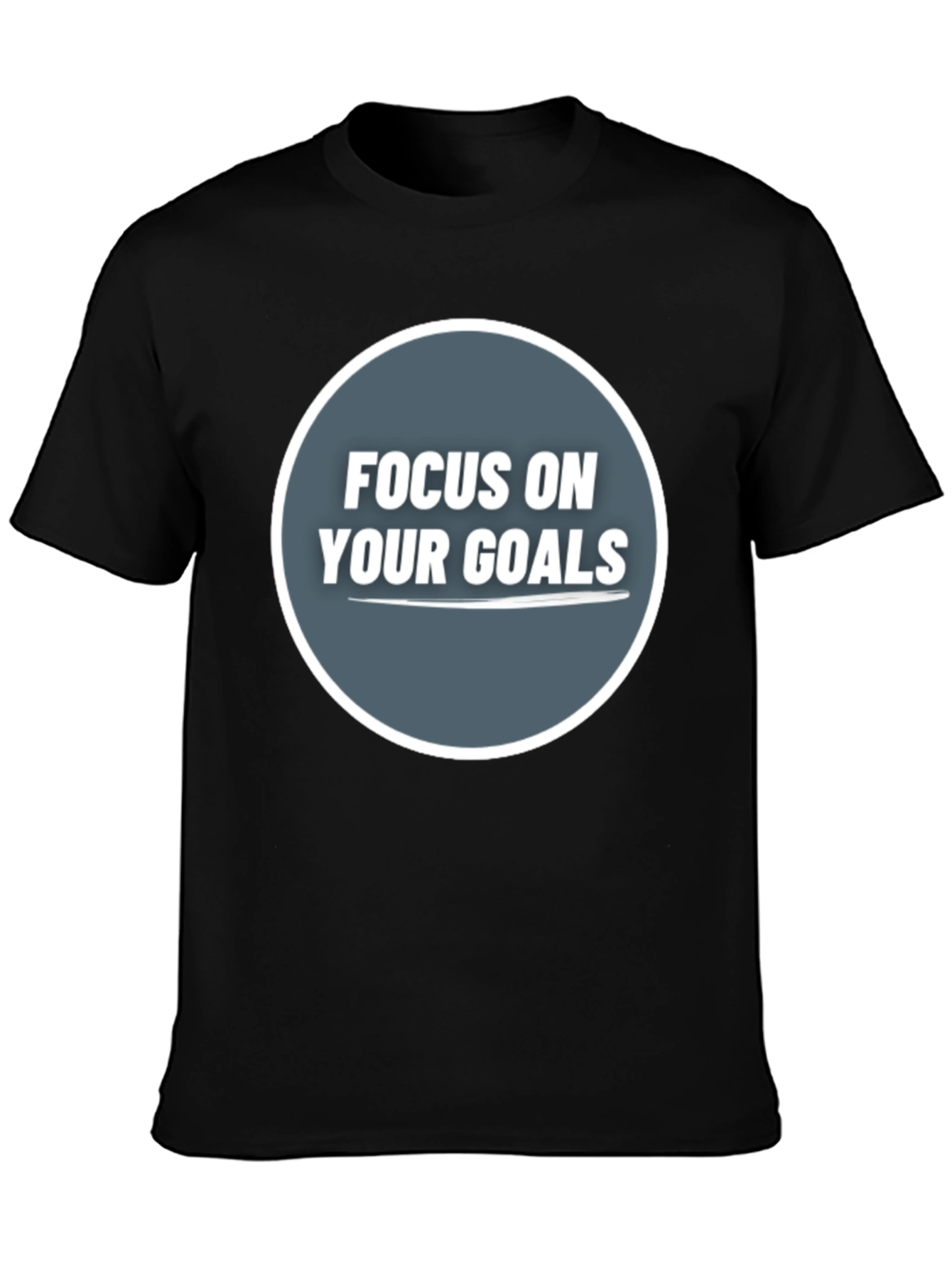 Focus On Your Goals Graphic Tee - Motivational Shirt