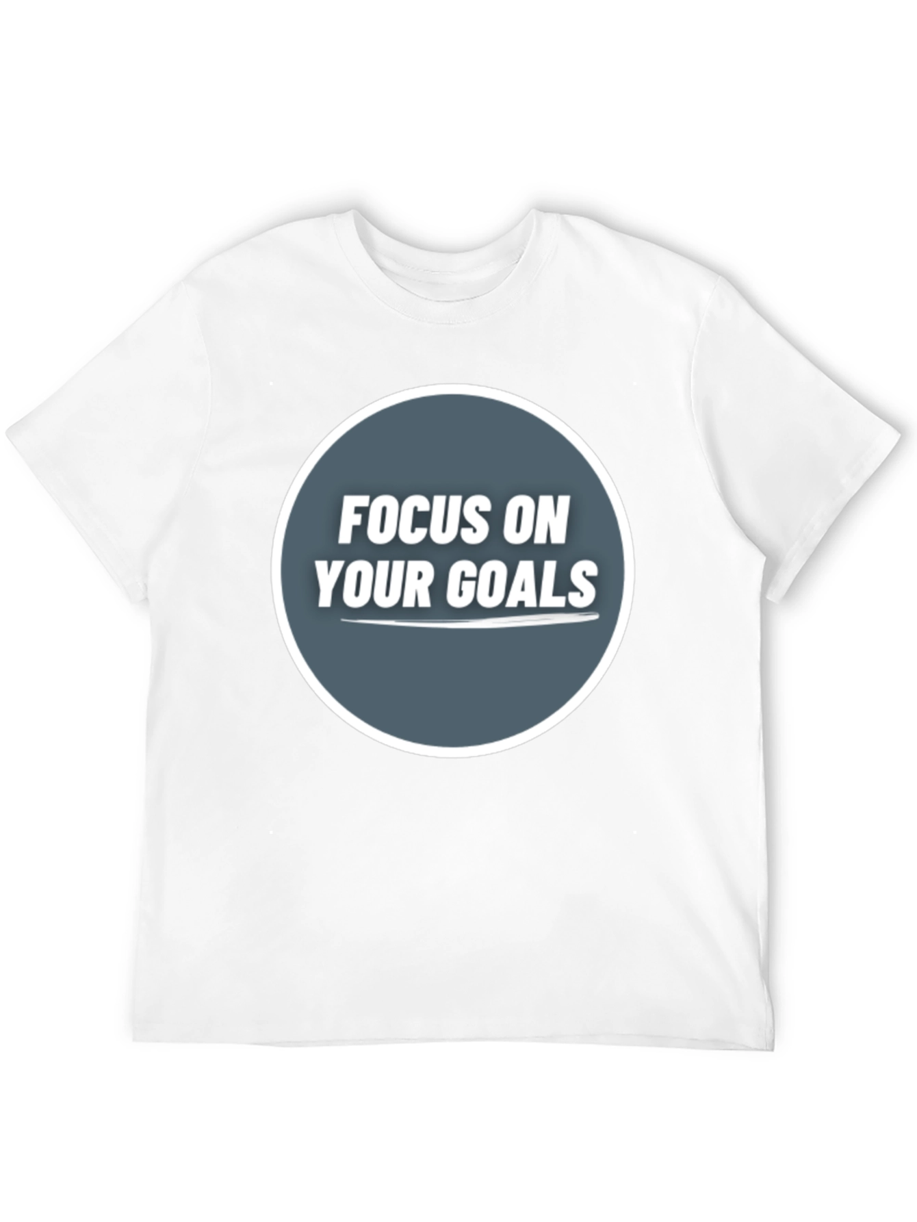Focus On Your Goals Graphic Tee - Motivational Shirt