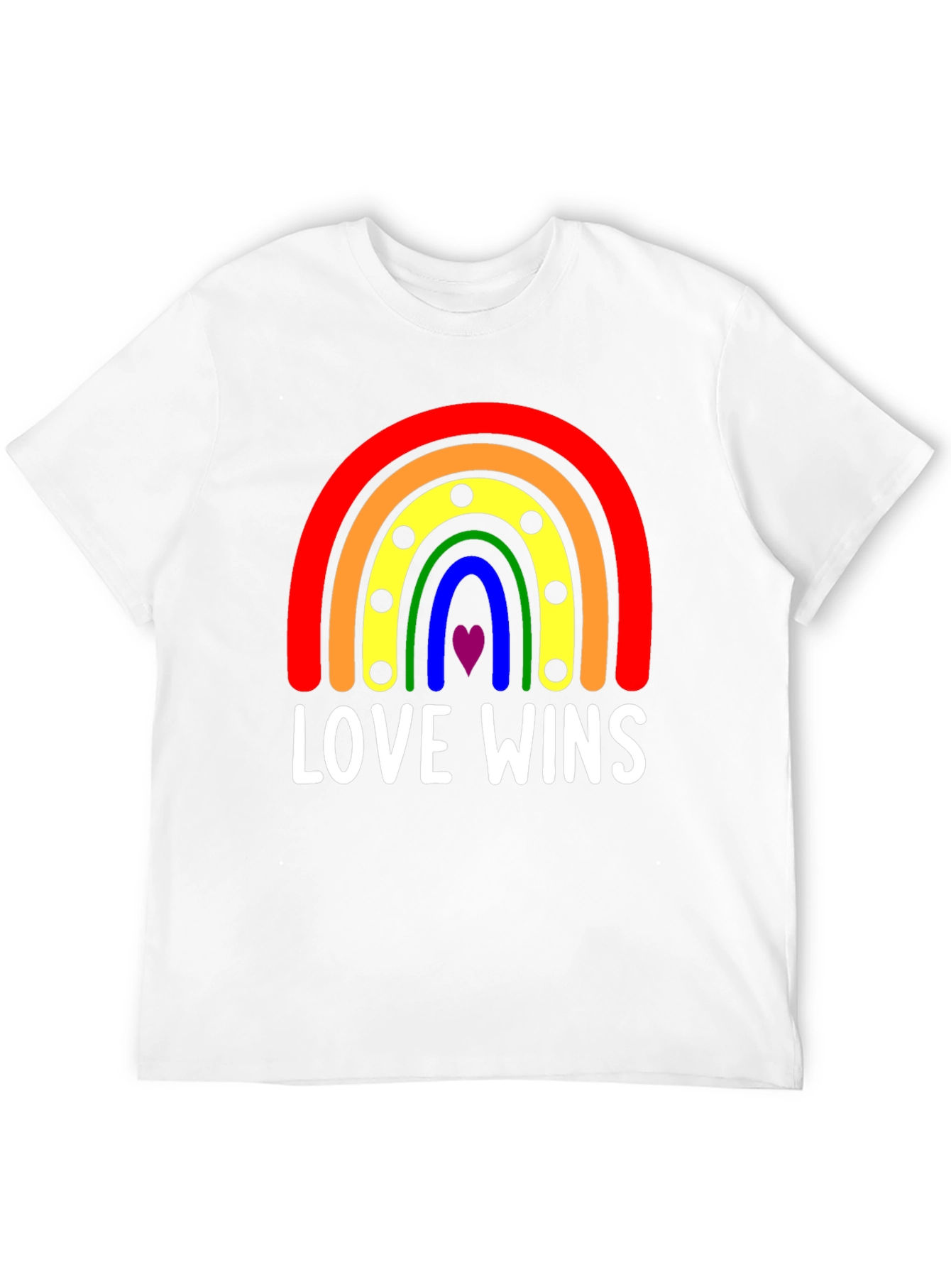 Love Wins Rainbow Pride T-Shirt