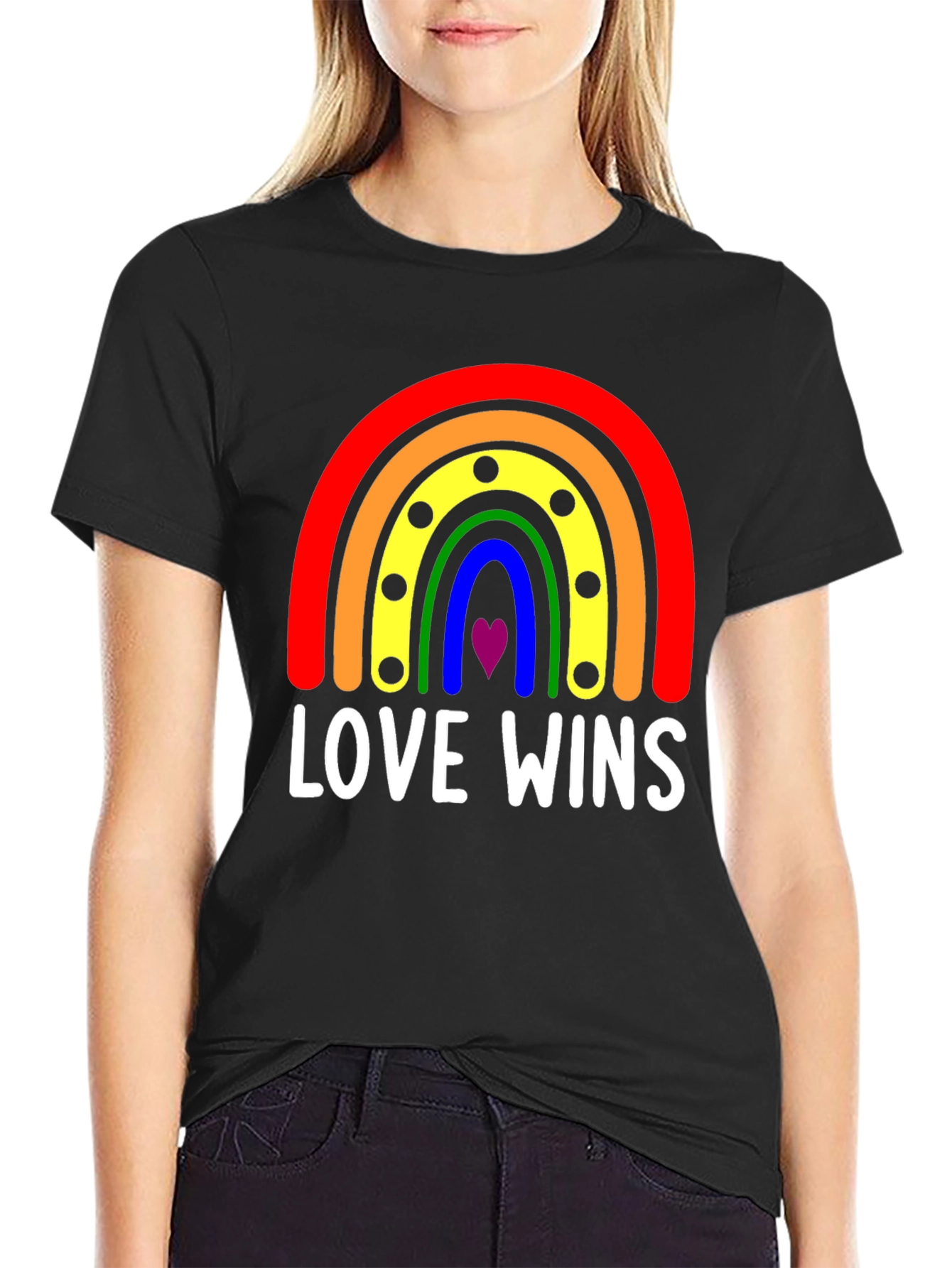 Love Wins Rainbow Pride T-Shirt