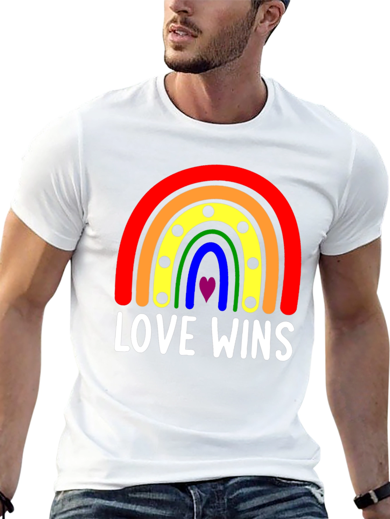 Love Wins Rainbow Pride T-Shirt