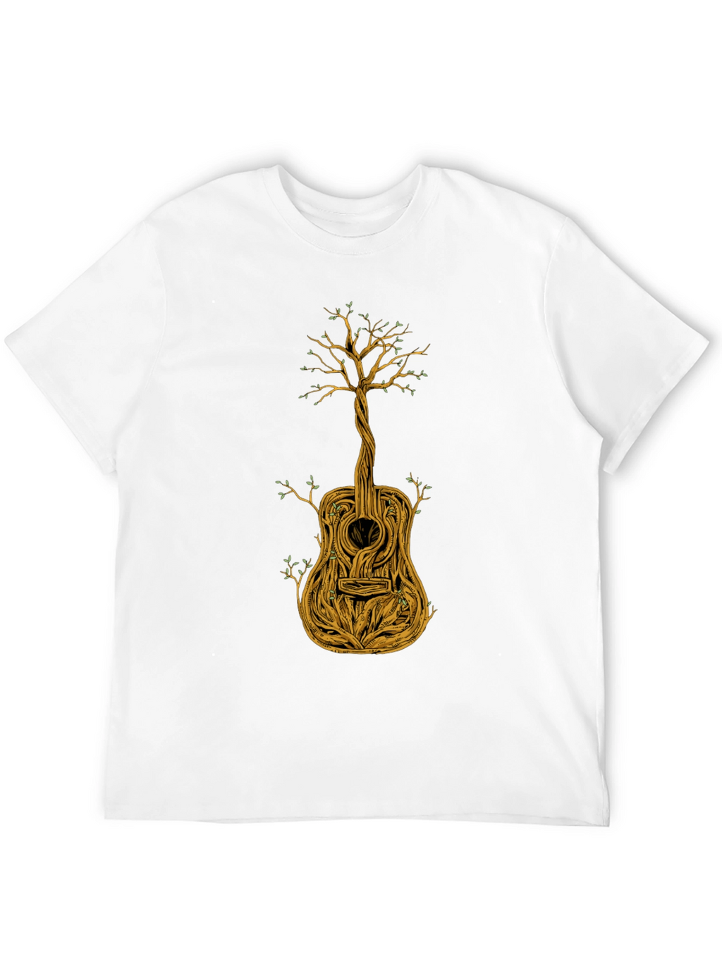 Guitar Tree Graphic Tee - Unique Music Lovers T-Shirt