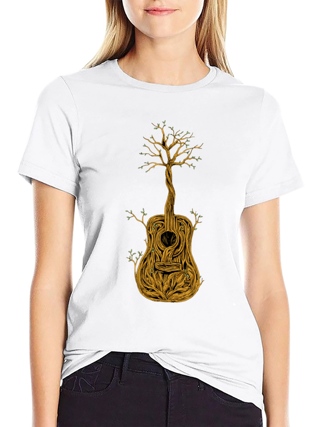 Guitar Tree Graphic Tee - Unique Music Lovers T-Shirt