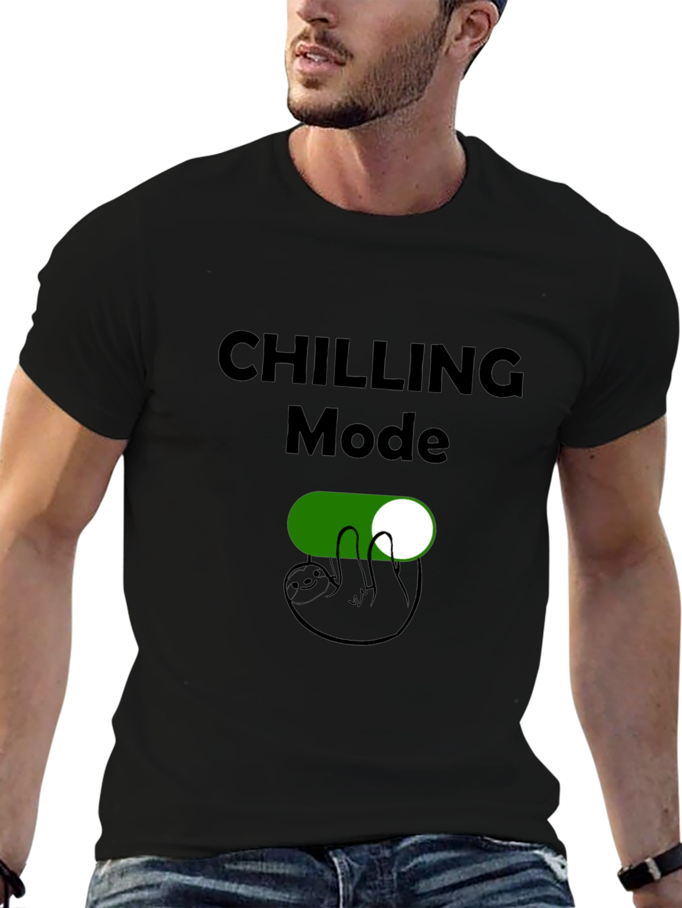 Chilling Mode Sloth T-Shirt - Relax & Unwind