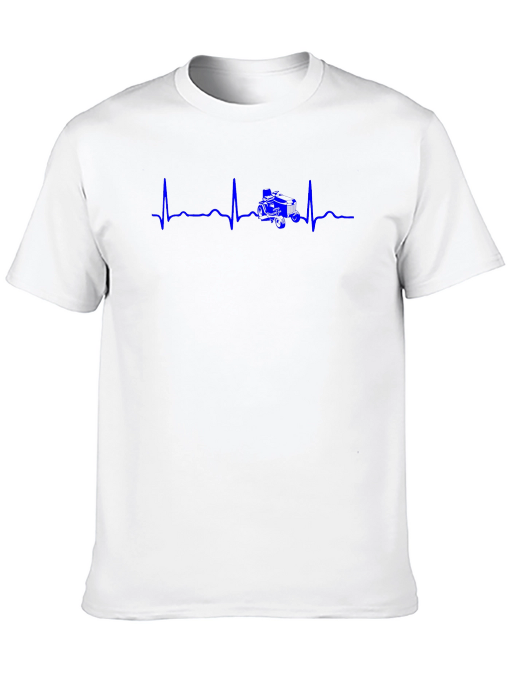 Diver Heartbeat T-Shirt - Black Cotton Crew Neck