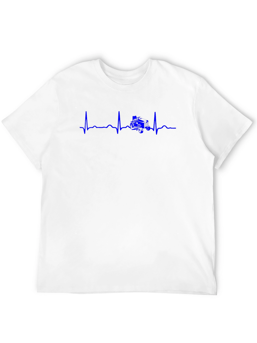 Diver Heartbeat T-Shirt - Black Cotton Crew Neck