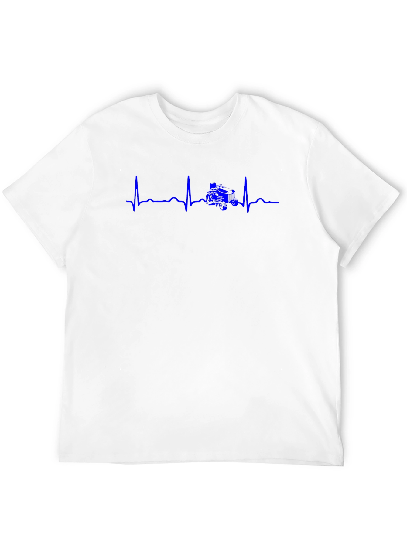 Diver Heartbeat T-Shirt - Black Cotton Crew Neck