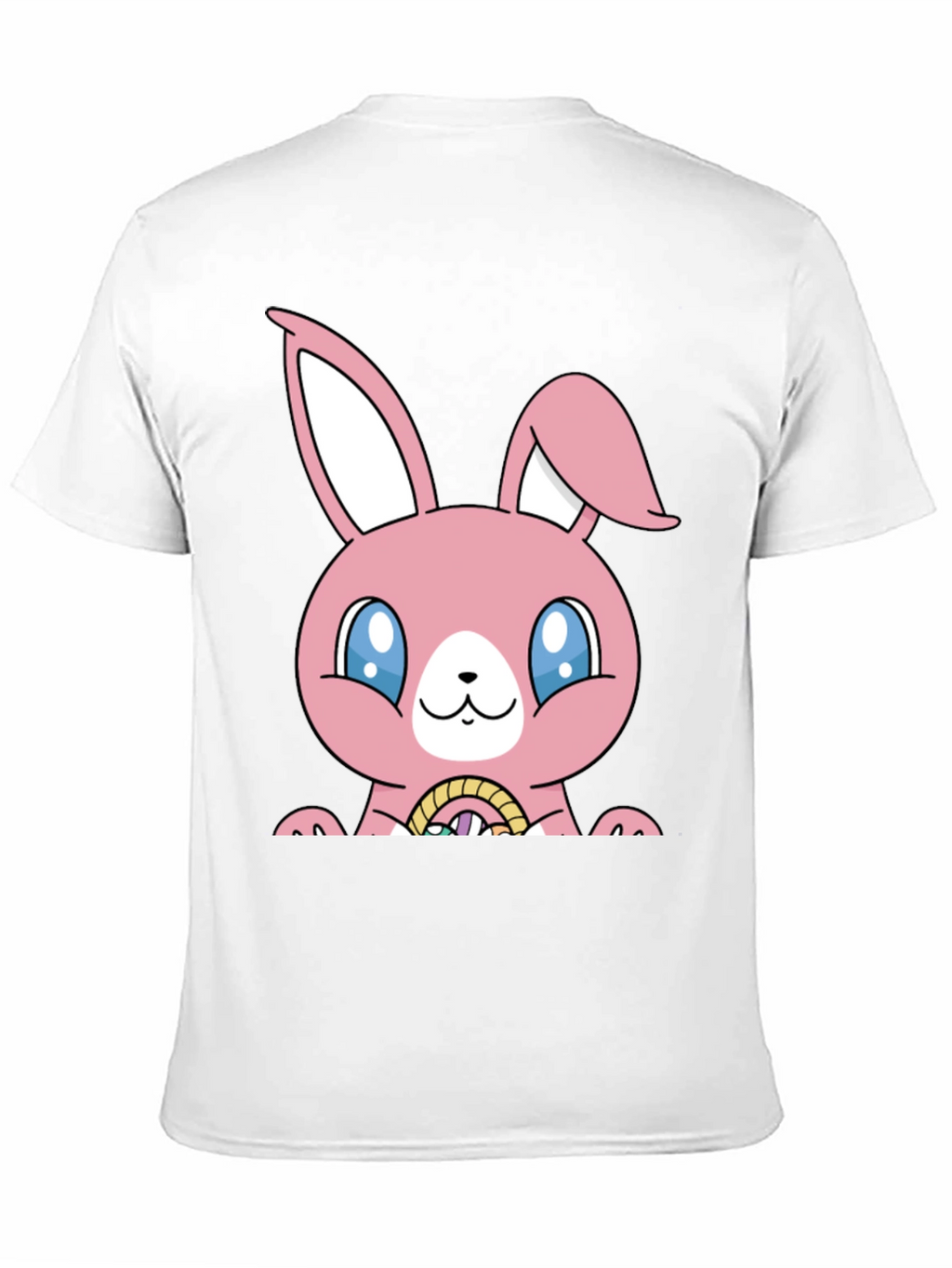 Easter Bunny T-Shirt - Pink Kawaii Rabbit Tee