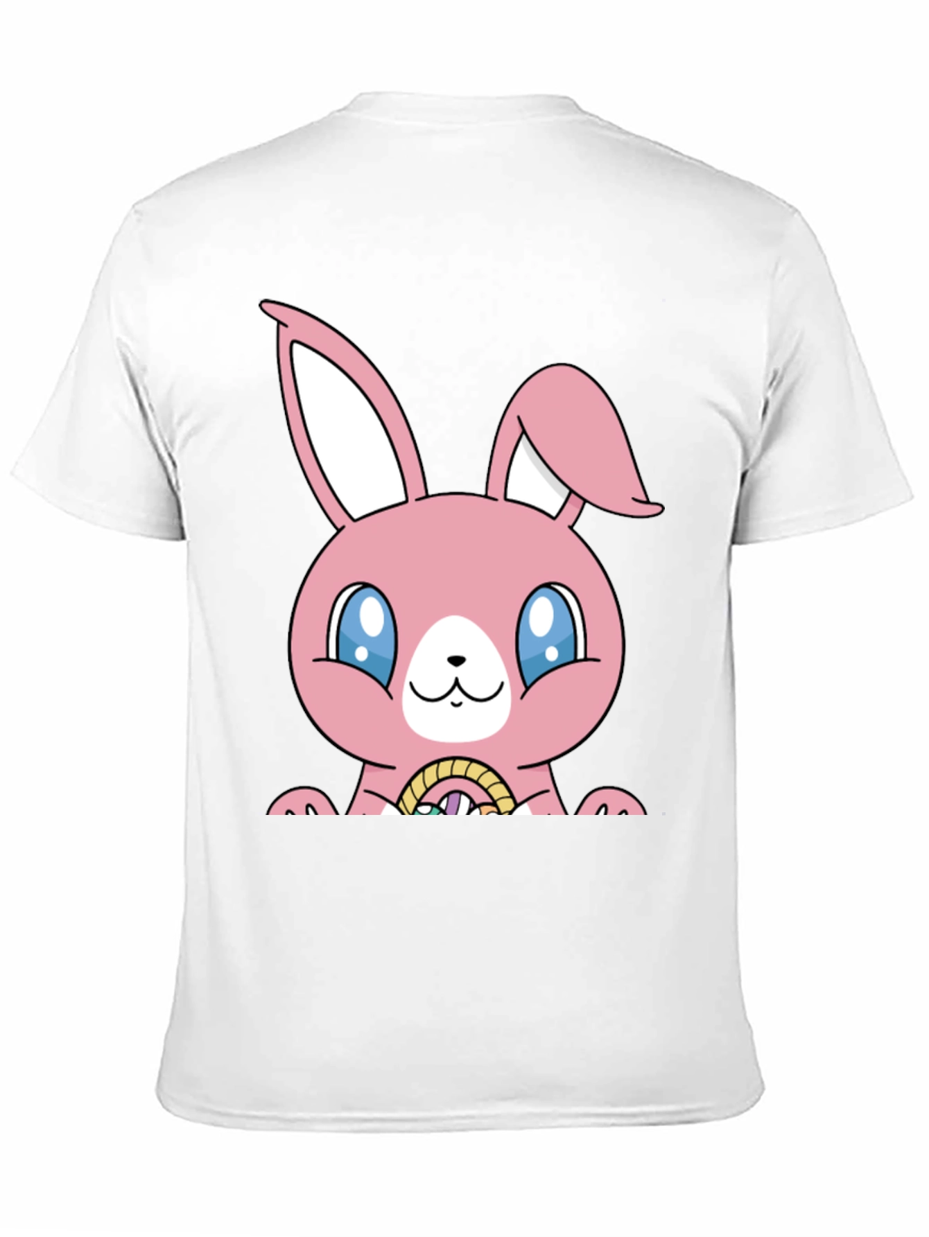 Easter Bunny T-Shirt - Pink Kawaii Rabbit Tee