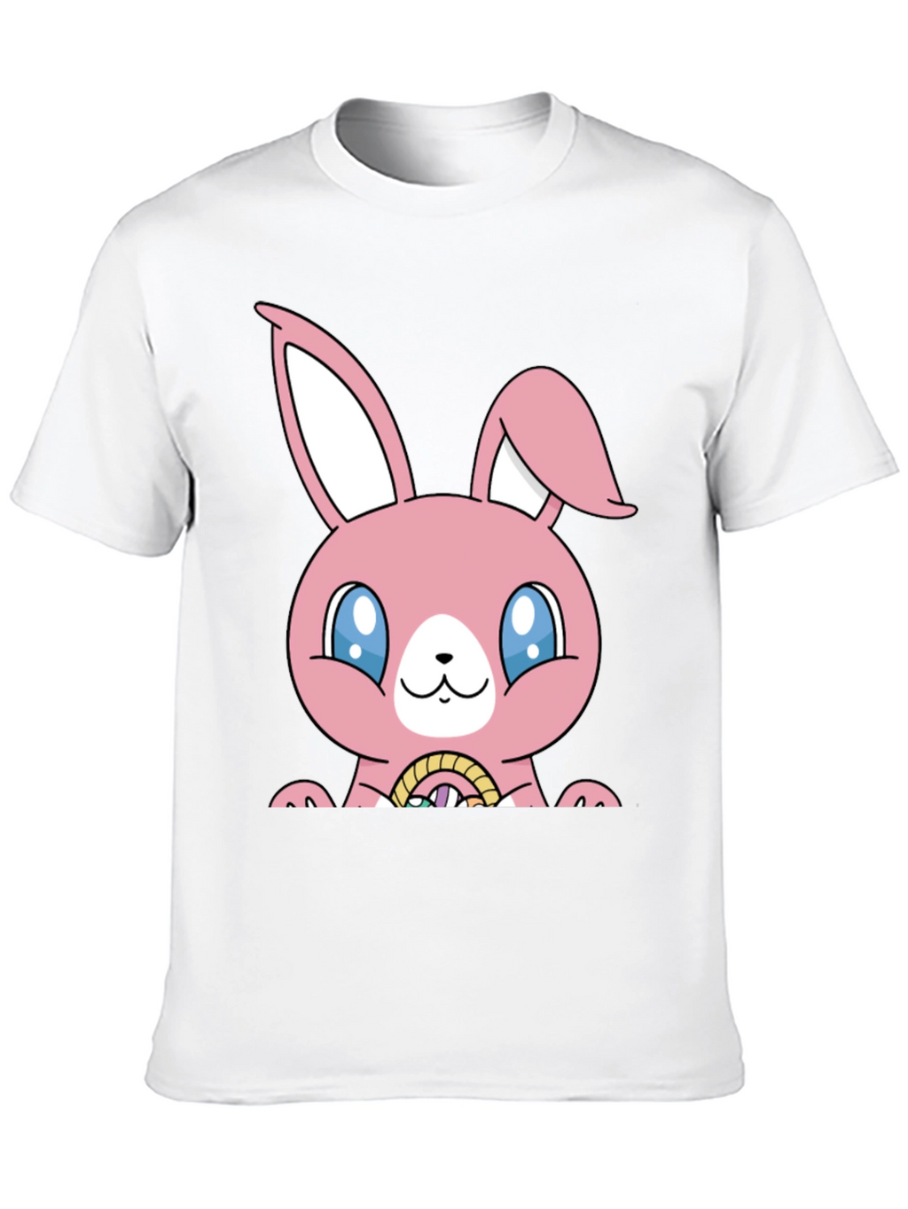 Easter Bunny T-Shirt - Pink Kawaii Rabbit Tee