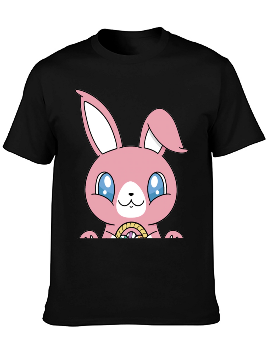 Easter Bunny T-Shirt - Pink Kawaii Rabbit Tee