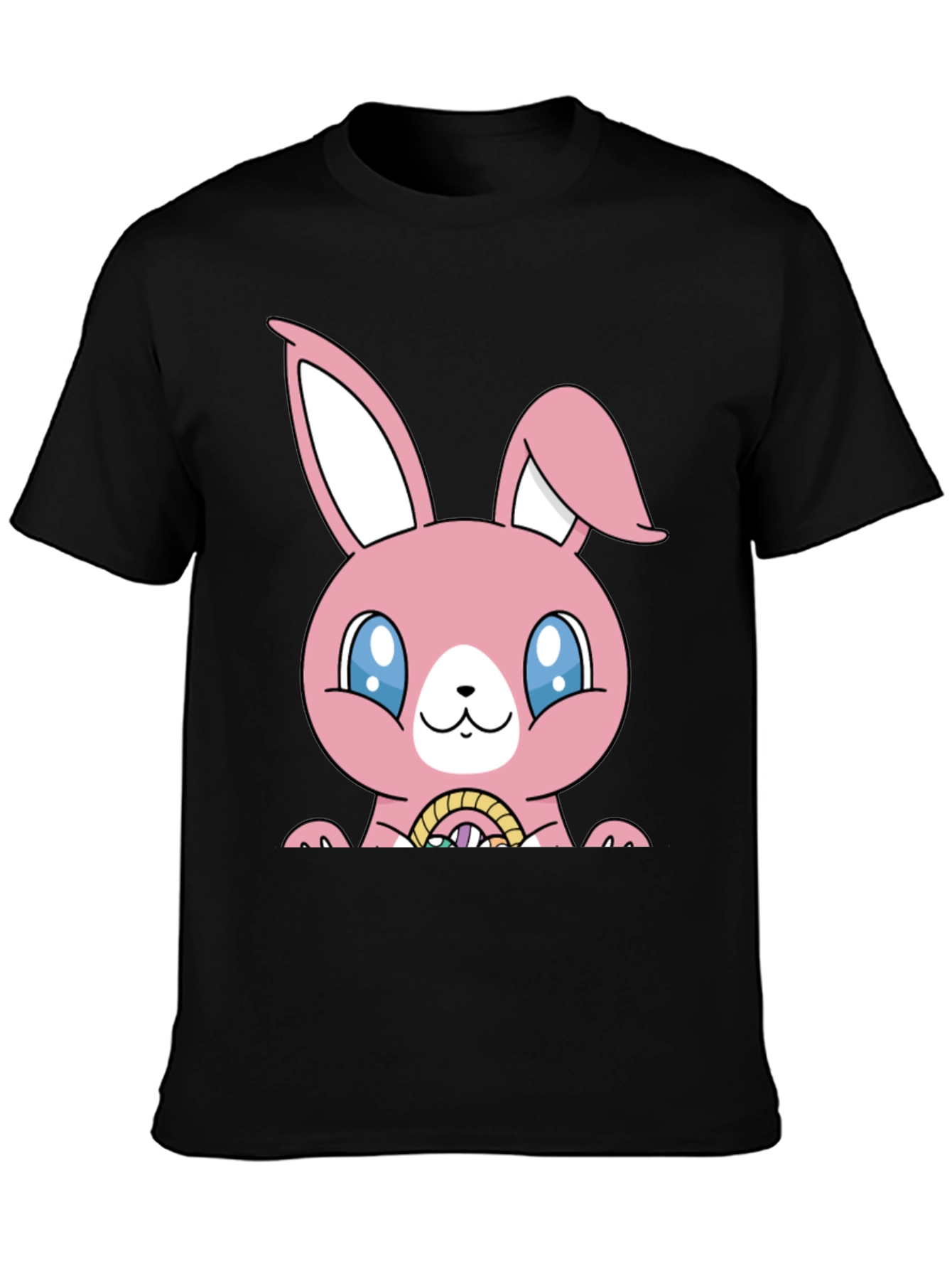 Easter Bunny T-Shirt - Pink Kawaii Rabbit Tee