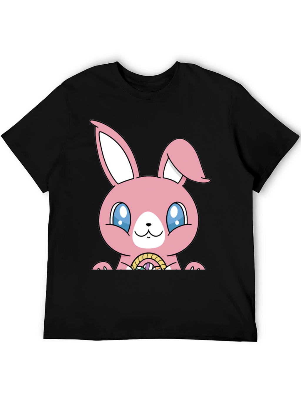 Easter Bunny T-Shirt - Pink Kawaii Rabbit Tee