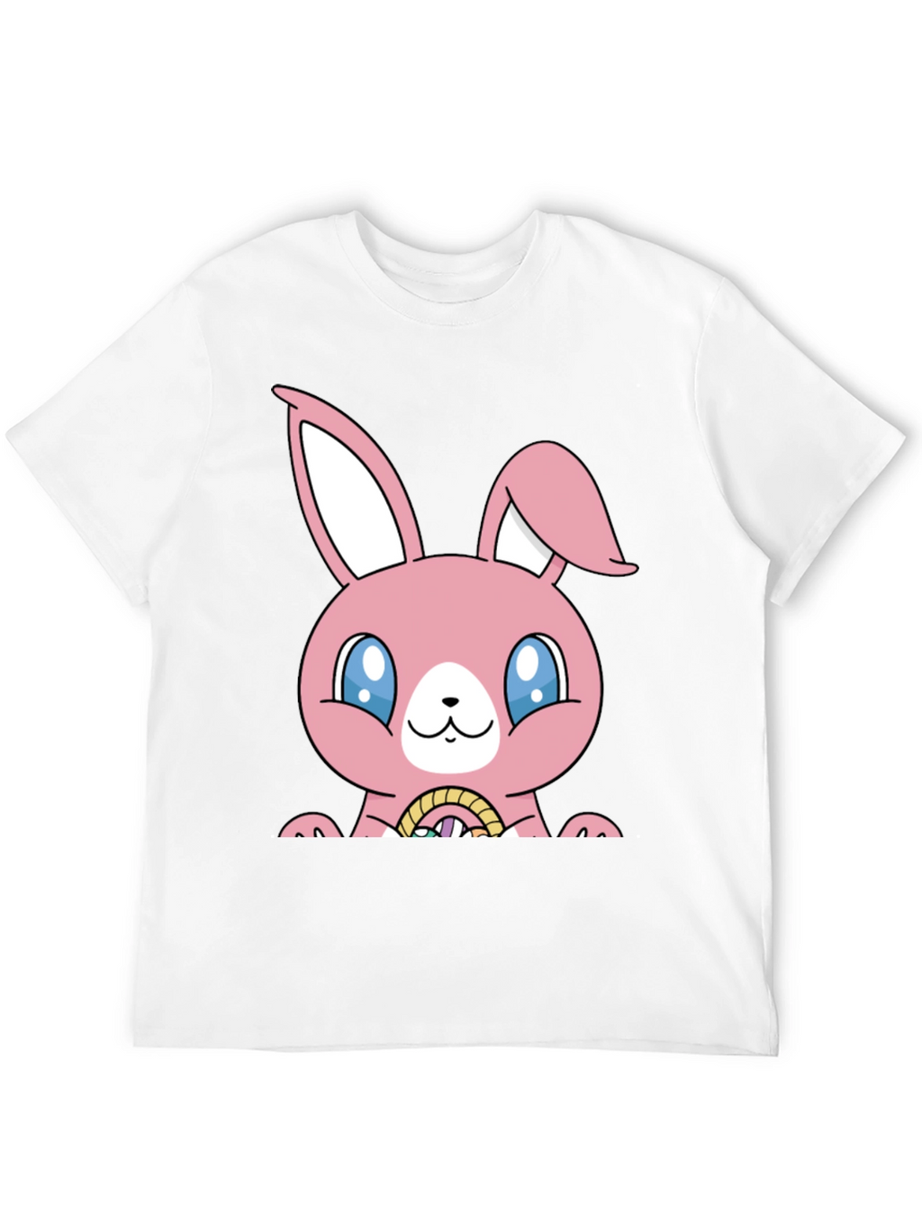 Easter Bunny T-Shirt - Pink Kawaii Rabbit Tee