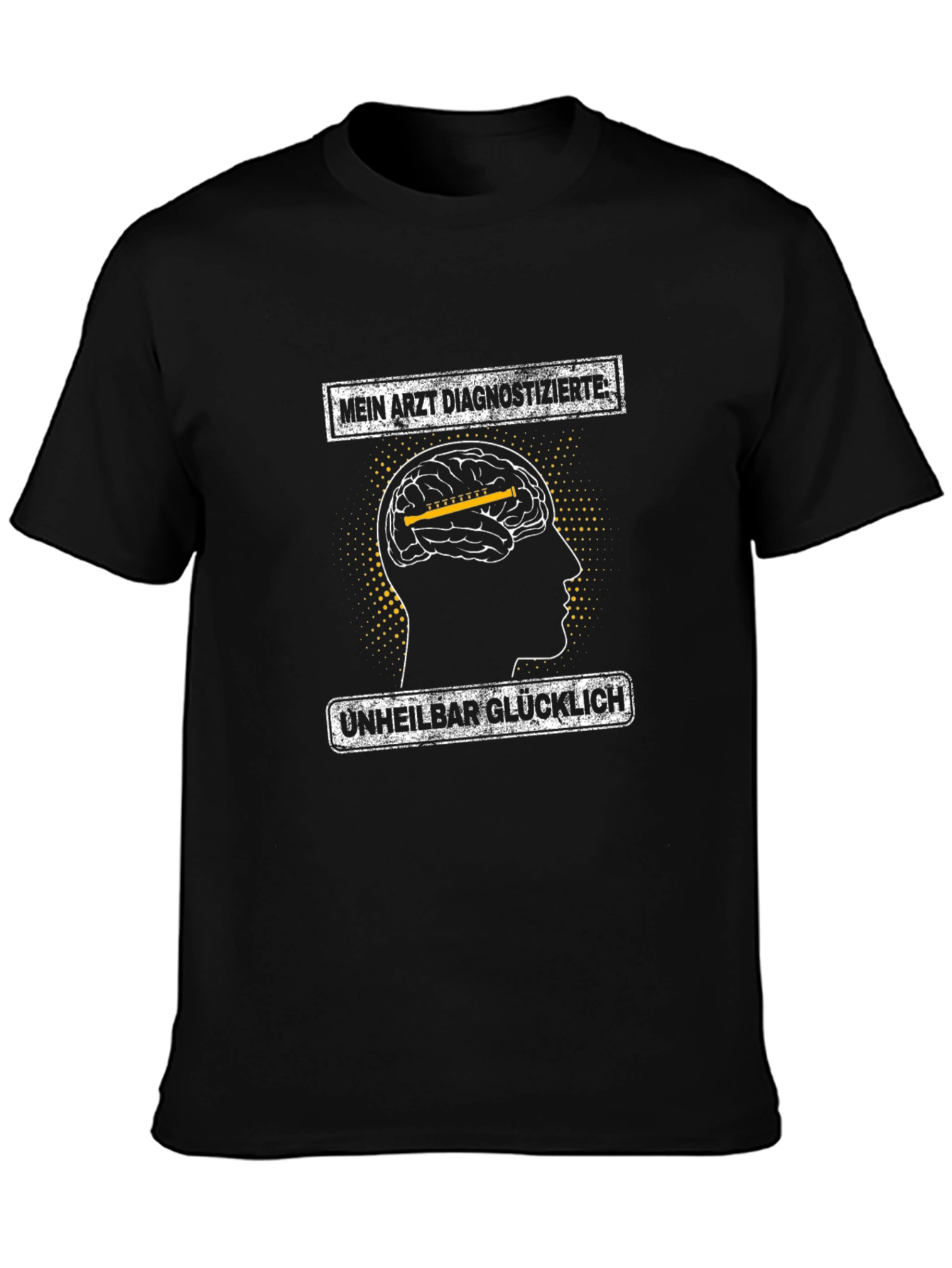 Funny Unhielbar Glucklich T-Shirt