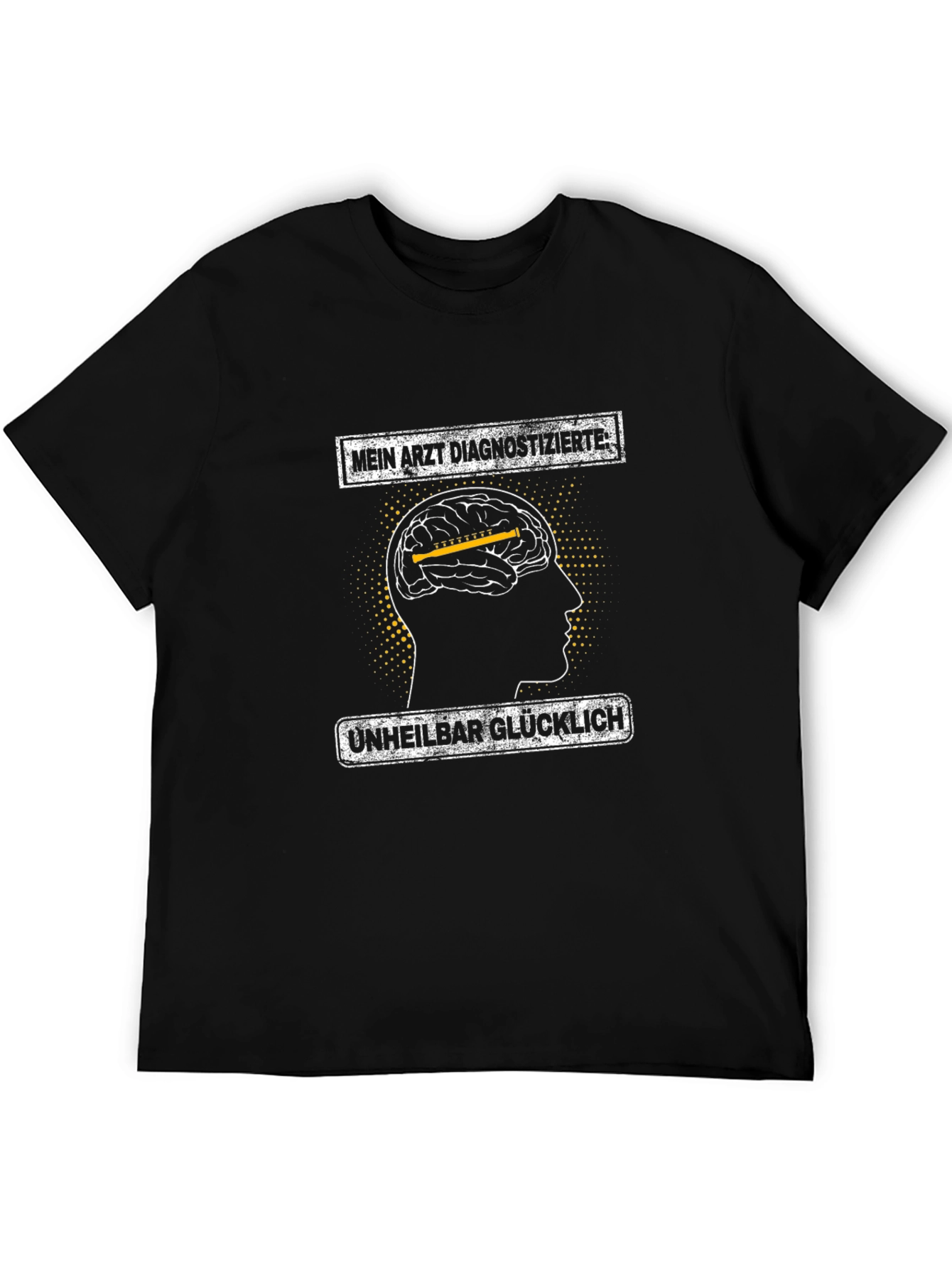 Funny Unhielbar Glucklich T-Shirt