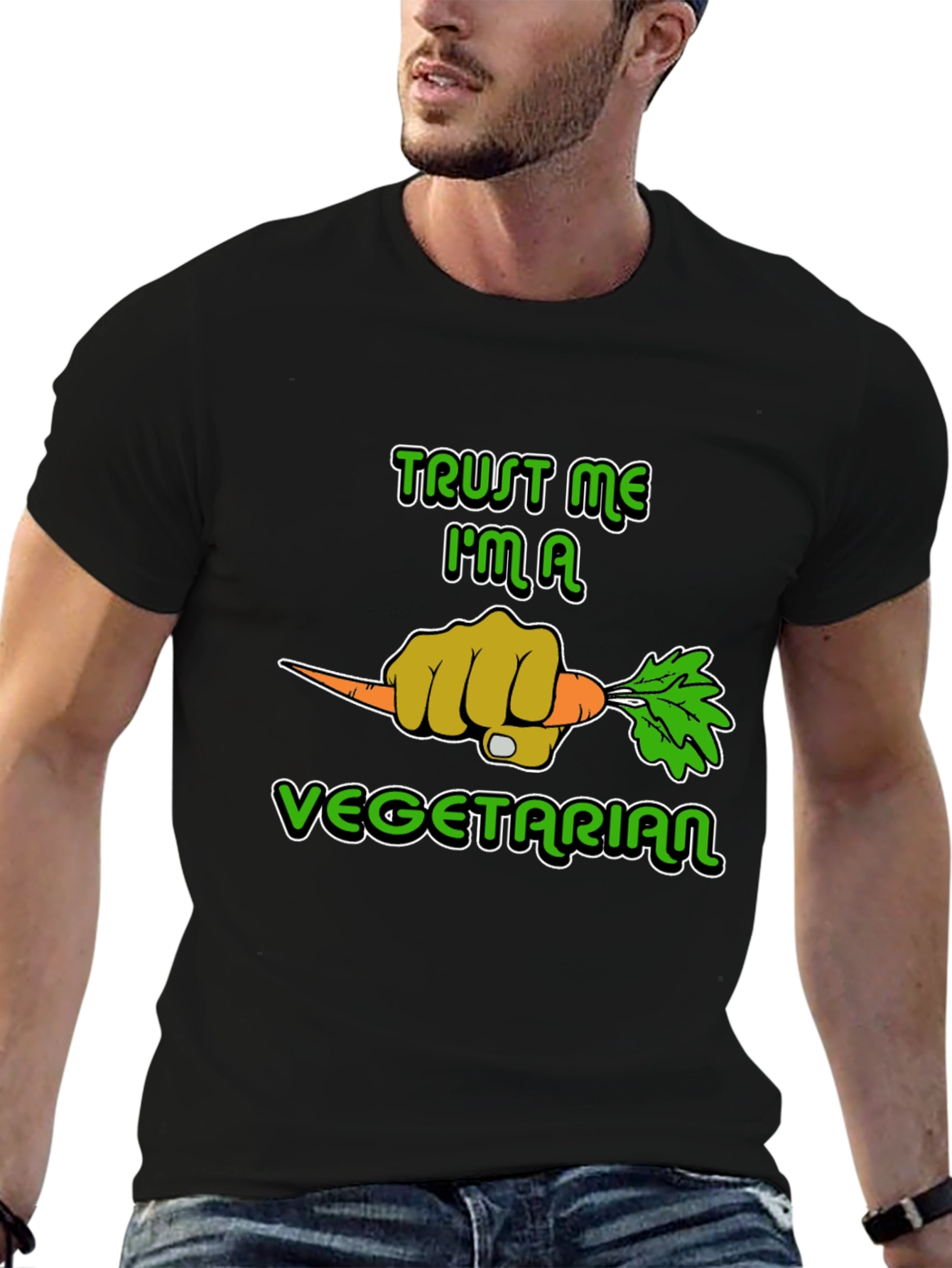 Trust Me Im A Vegetarian Graphic T-Shirt