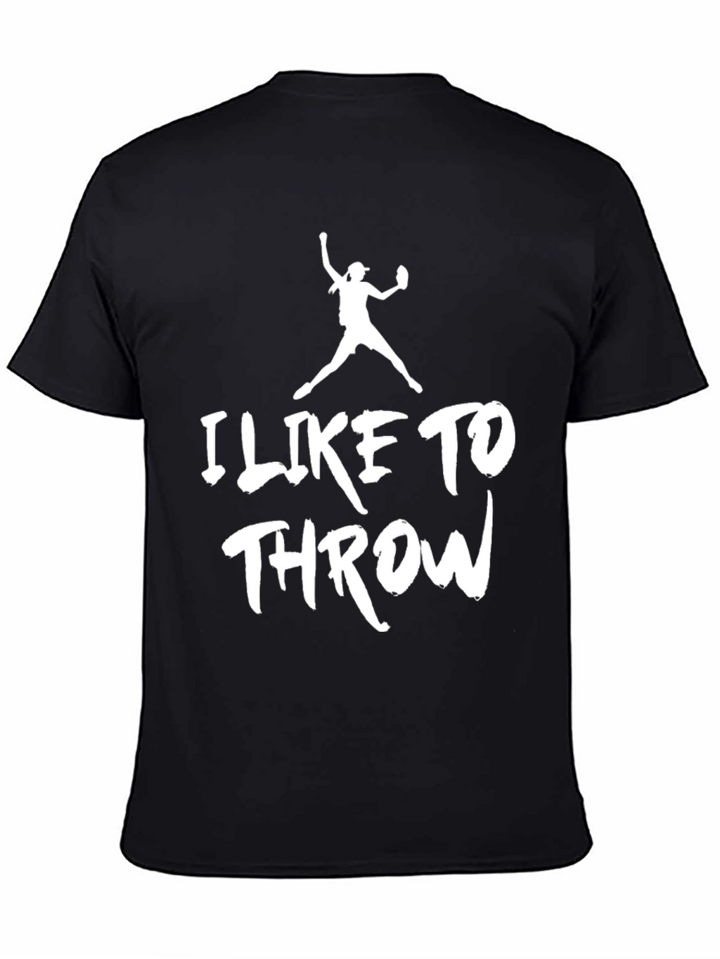 I Like To Throw T-Shirt - Black Graphic Tee