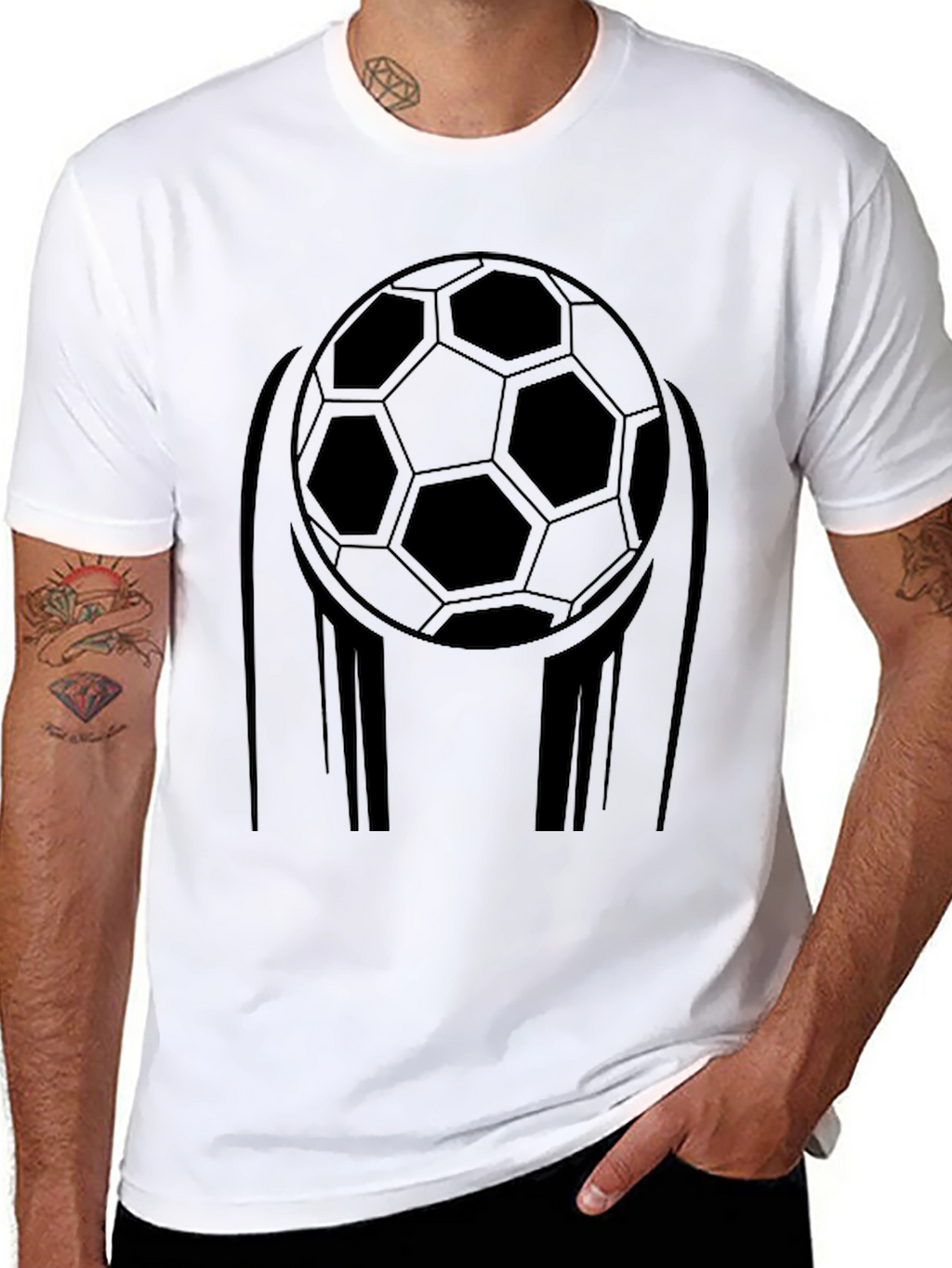 Soccer Ball Graphic T-Shirt